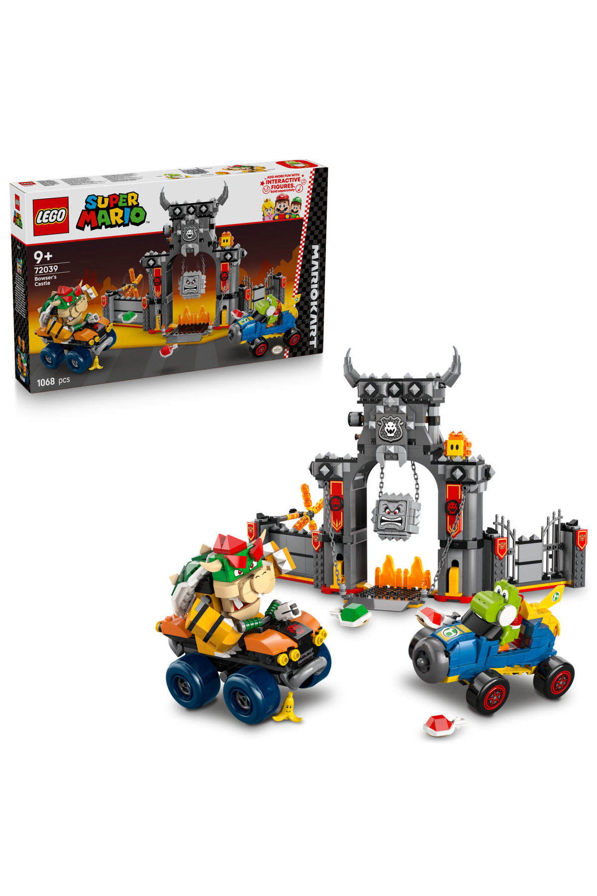 لگو و اسباب بازی های ساخت محور ® SUPER MARIO™: MARIO KART™ – BOWSER'S CASTLE 72039 مجموعه ساختمان برای کودکان 9+ 1068P اورجینال LEGO