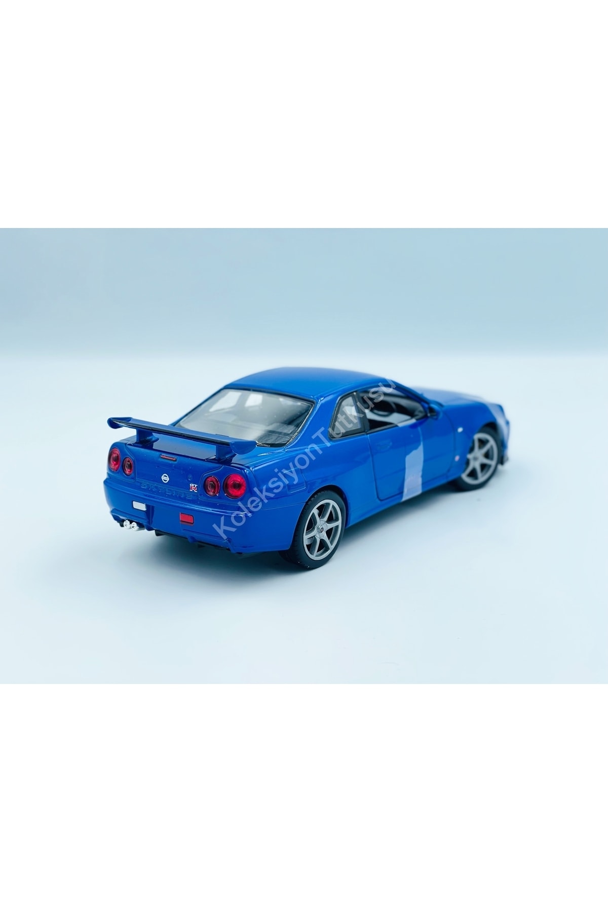 مدل خودرو COLLECTIONTUTUSU 1 24 SCALE NISSAN SKYLINE GTR R34 ماشین اورجینال WELLY