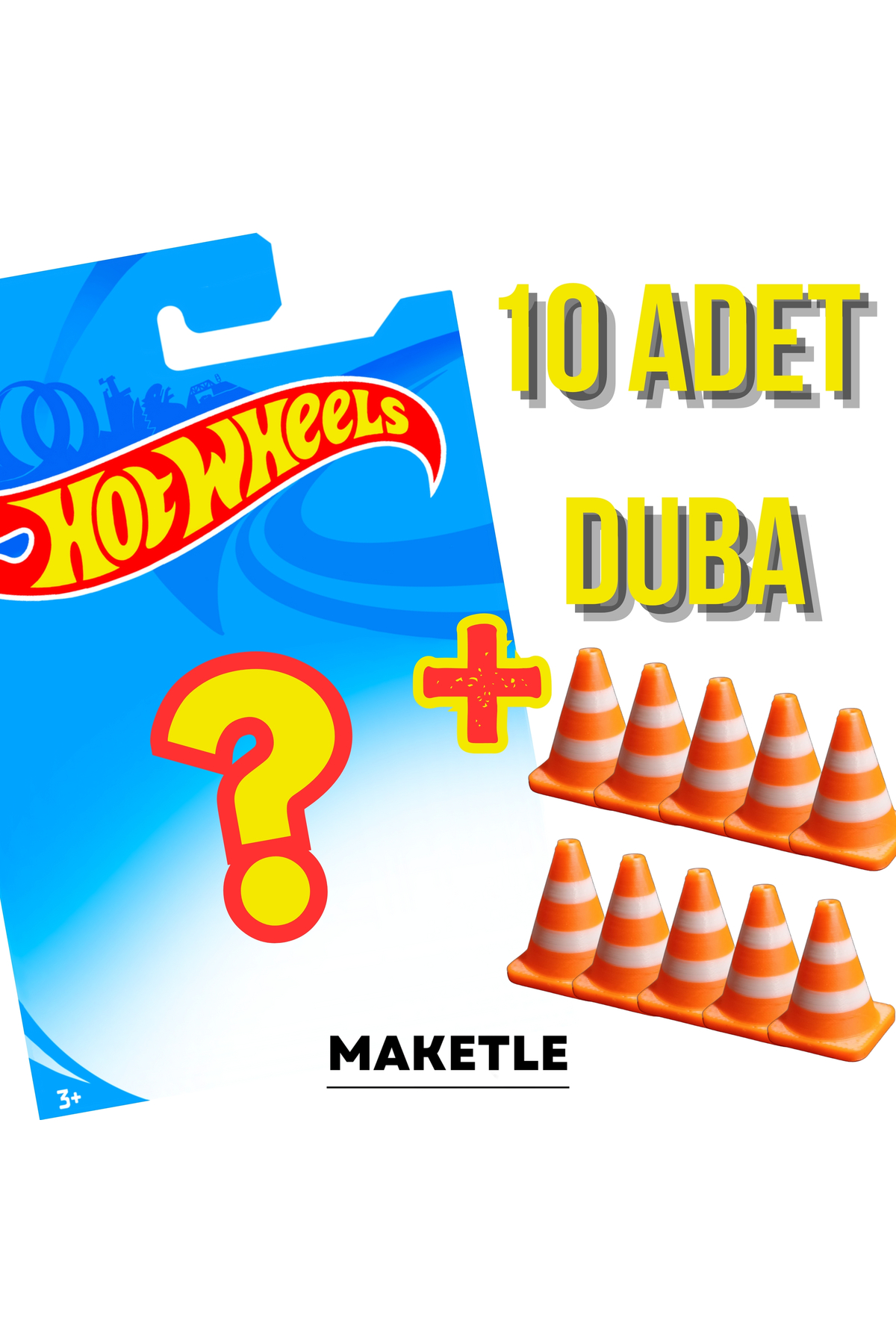 ماشین اسباب بازی سورپرایز و 10 پانتون HOT WHEELS