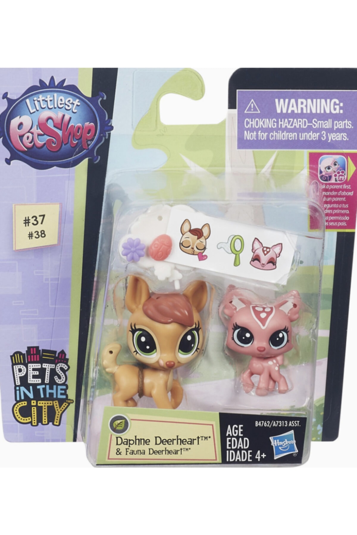 اسباب بازی های فیگور دیگر پتیت و توله سگ دافین دیرهرت جانوران DEERHEART پت شاپ اصلی PETITES LPS Littlest Pet Shop