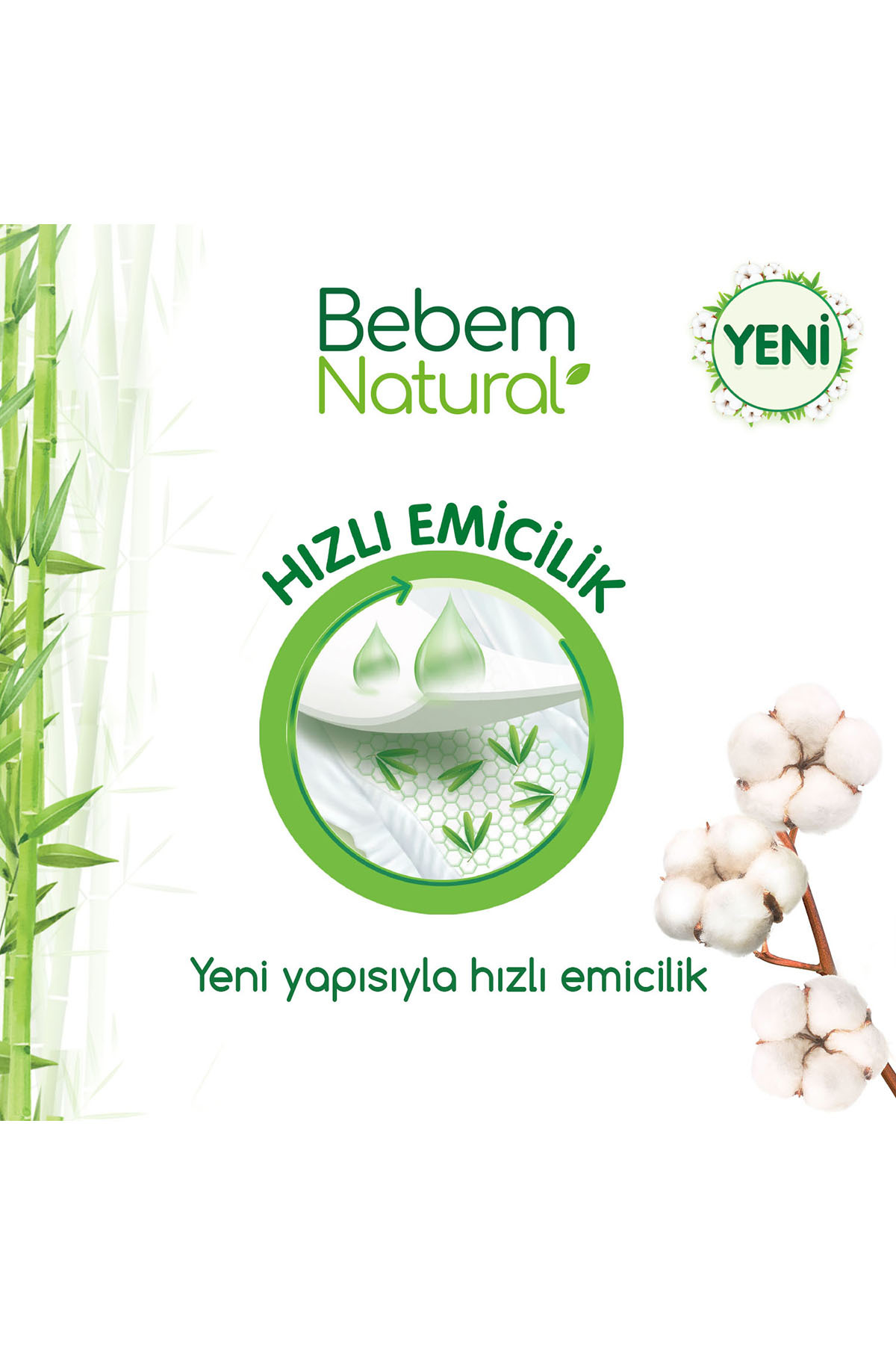 پوشک بچه سایز 4 MAXI ULTRA ECONOMIC بسته 208 عددی اورجینال Bebem Natural
