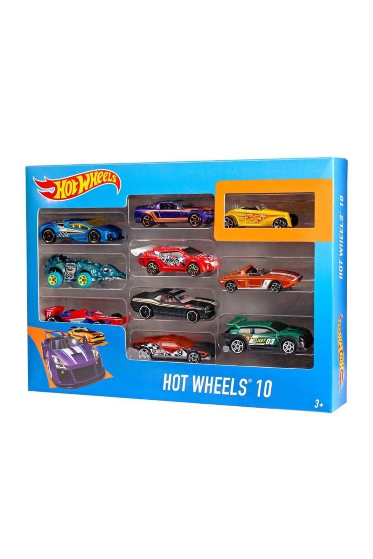 ماشین اسباب بازی ست 9 تکه 54886 از ترکیه HOT WHEELS