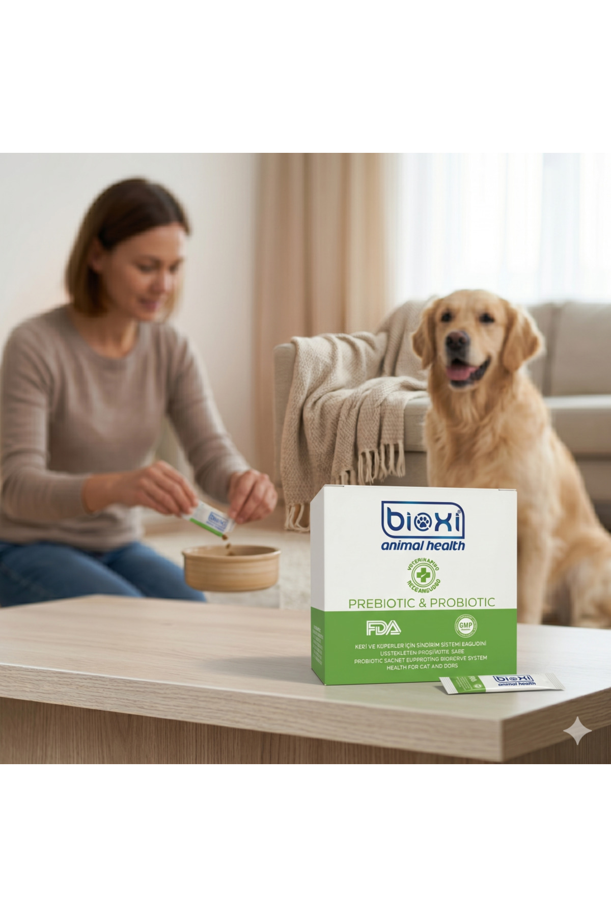 پروبیوتیک و پری‌بیوتیک سگ و گربه بایوکسی Bioxi مدل BXPR01