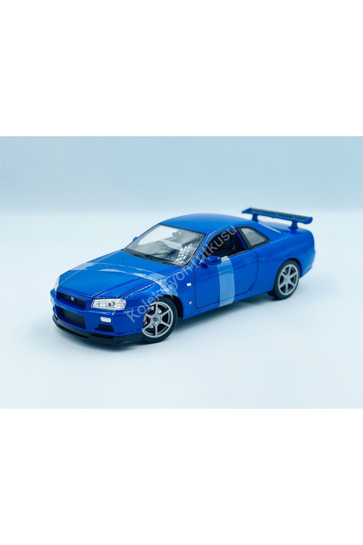 مدل خودرو COLLECTIONTUTUSU 1 24 SCALE NISSAN SKYLINE GTR R34 ماشین اورجینال WELLY