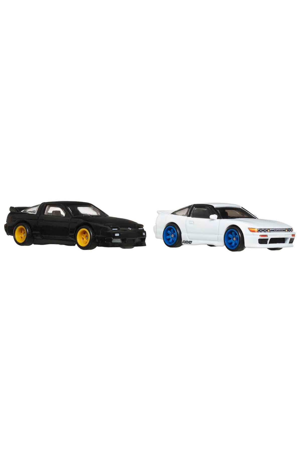 ماشین اسباب بازی 1:64 چرخ های داغ کشت اتومبیل 2 بسته HBL96 JBL06 71 AMC JAVELIN و MACHINE REBEL هات ویلز اورجینال HOT WHEELS