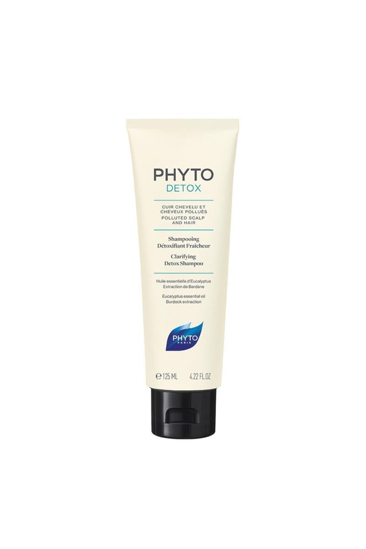 Phyto شامپو احیا کننده مو Phytodetox احیا و شادابی موهای کسل و مات 125 میل