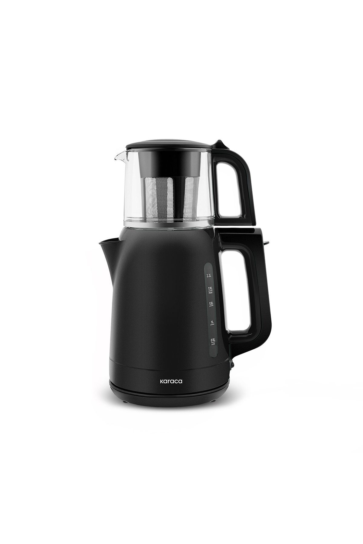 چای ساز لیوانی مشکی 1500 وات MEGA TEA 1501 اورجینال Karaca