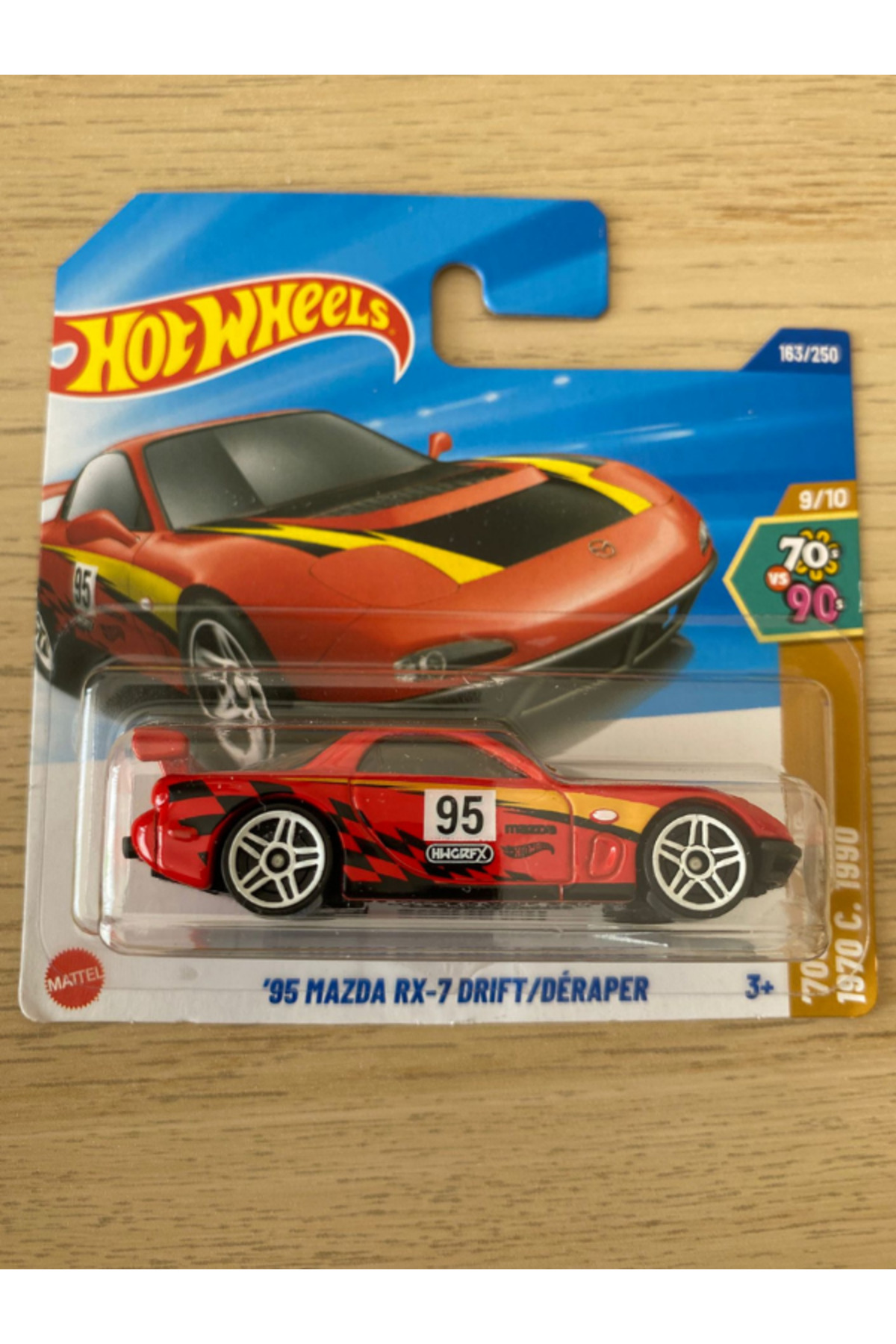 ماشین اسباب بازی مزدا RX 7 دریفت 95 از ترکیه HOT WHEELS