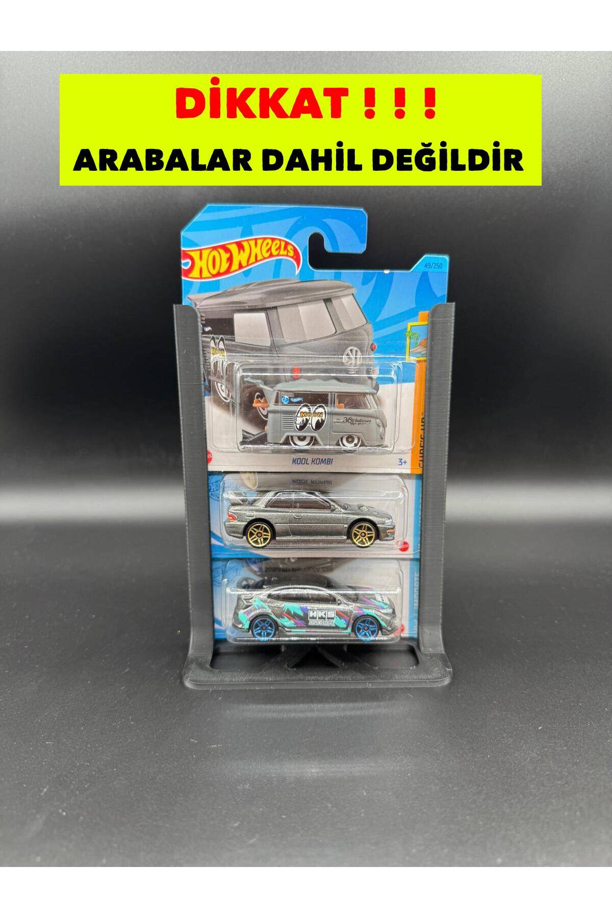 ماشین اسباب بازی پایه معمولی کارت بلند و کوتاه مدل DIECAST 1:64 برای 3 خودرو 3D Atelier