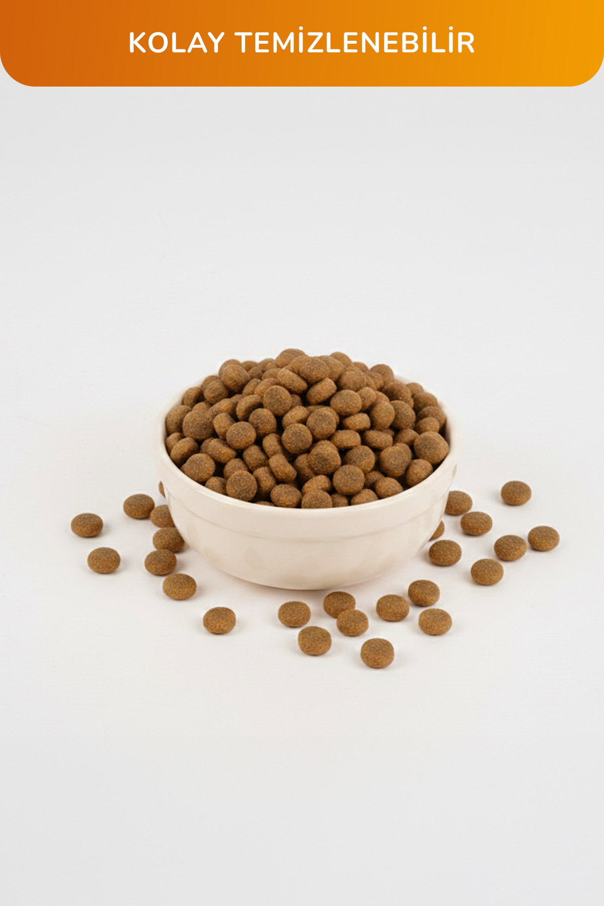 ظرف غذای و آب گربه و سگ گوبی‌پت GOBYPET، مدل 002695، سرامیکی سفید ۲۰۰ میلی‌لیتری