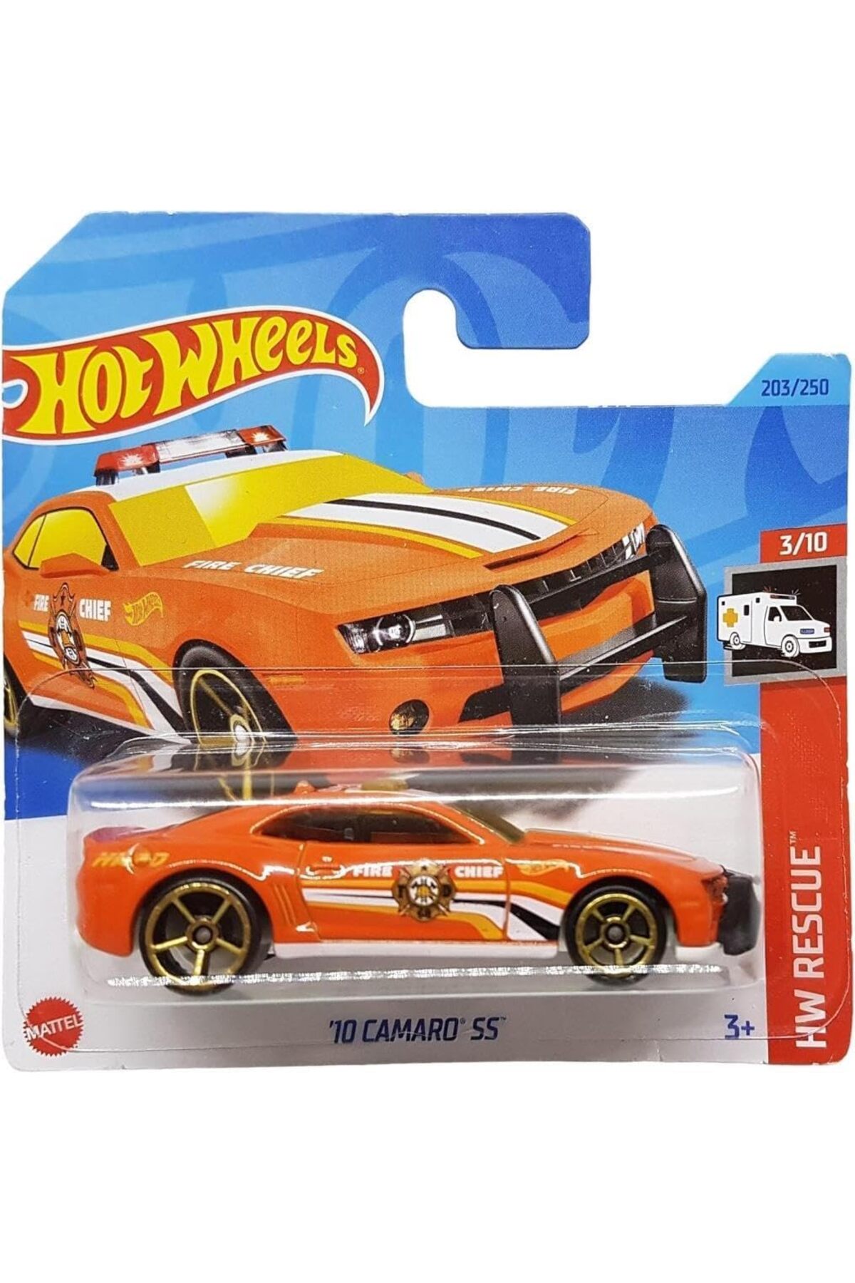 ماشین اسباب بازی اتومبیل های مجرد 10 CAMARO SS HKJ19 هات ویلز اورجینال HOT WHEELS