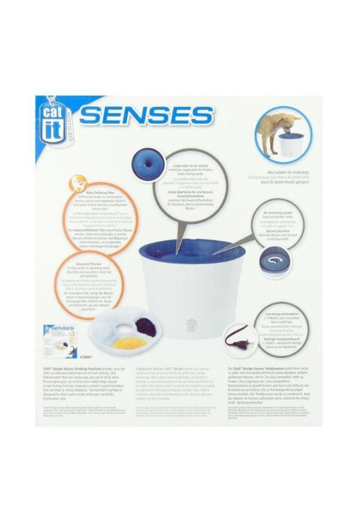آبخوری فیلتر‌دار ۳ لیتری کاتیت Catit، سری Senses سفید