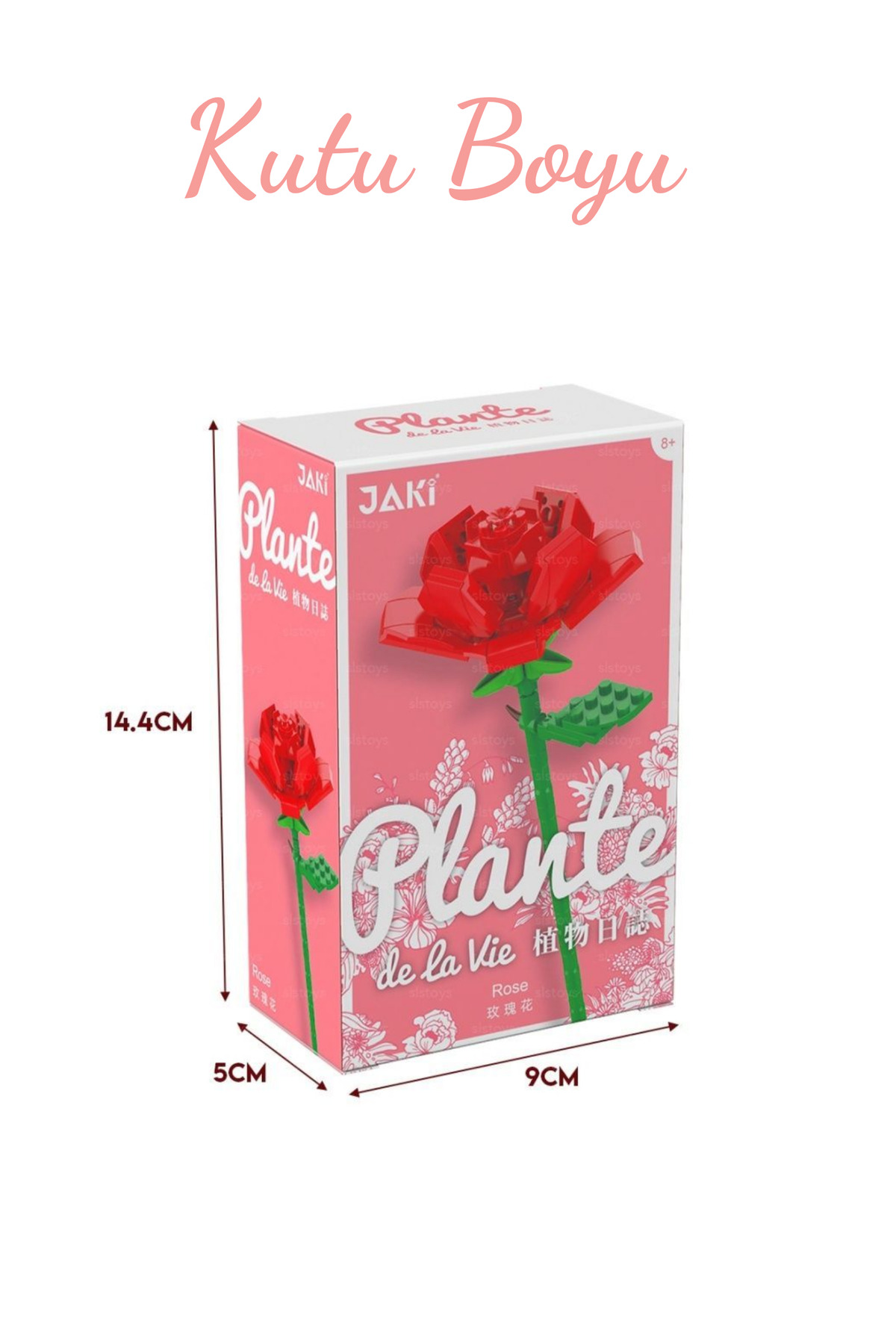 لگو و اسباب بازی های ساخت محور ست 3 ساختمانی دسته گل رز تزئینی LEGO 200 + کامل ETERNAL FLOWER SET3 از ترکیه Boratila Toys
