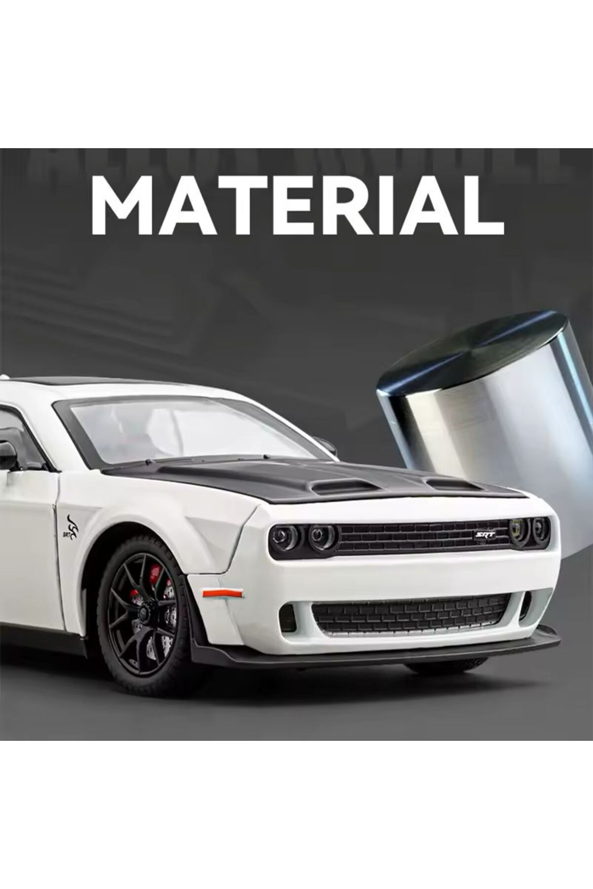 مدل خودرو DODGE CHALLENGER SRT سفید 1:24 DIECAST MODEL CAR ماشین کلکسیونی اورجینال SECTOYS