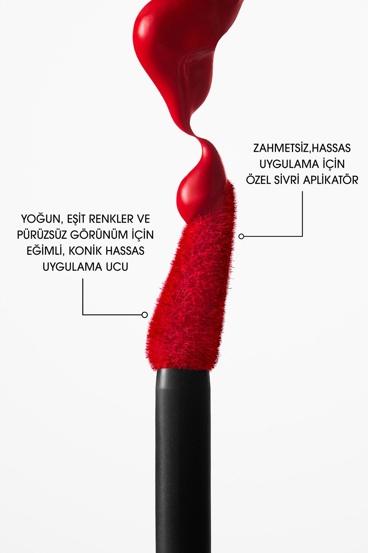 Mac مایع مات رژ لب مختومه بوسه 24 ساعته رنگ دویین حجم 4 میلی لیتر