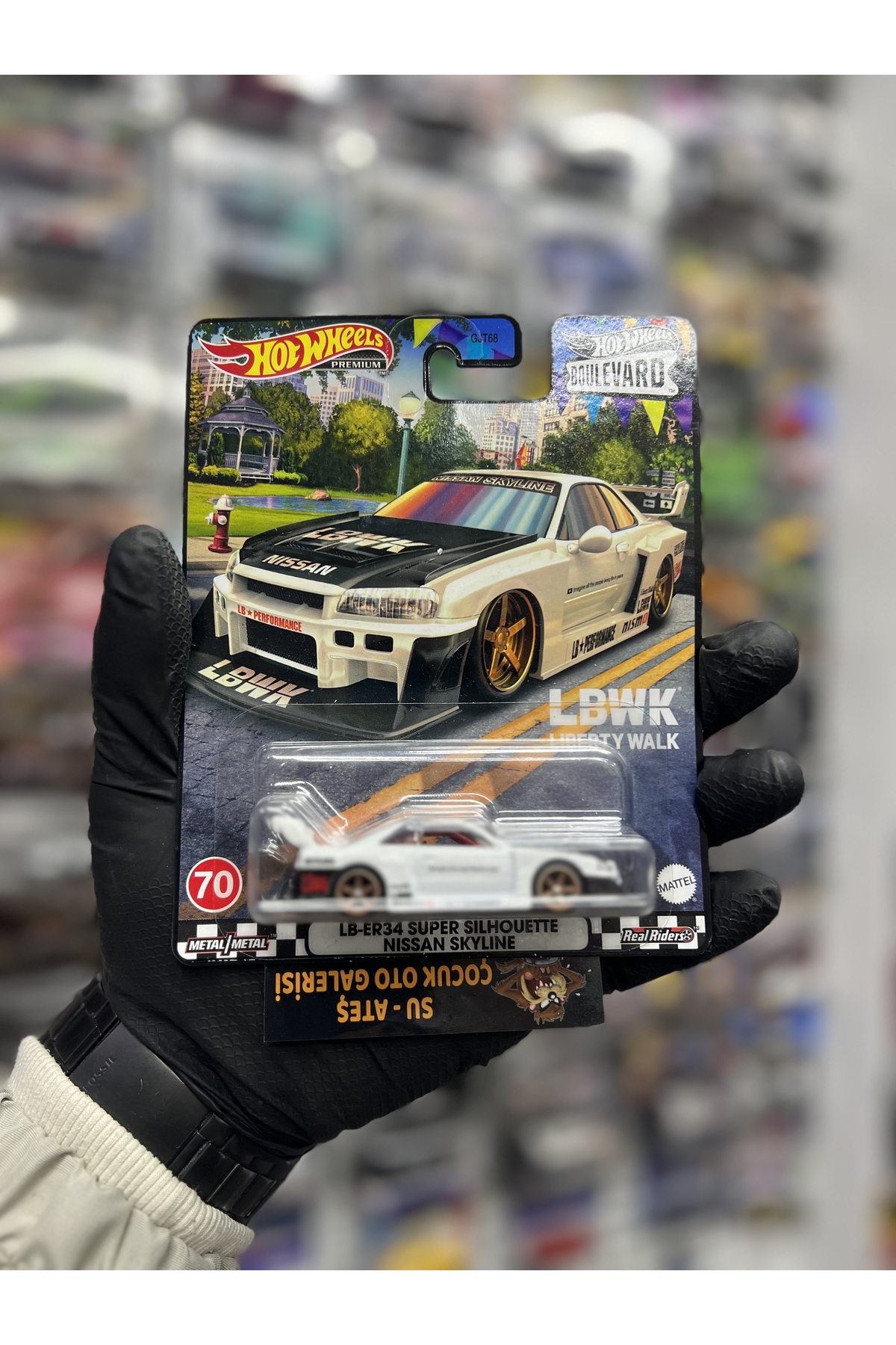ماشین اسباب بازی بلوار LB ER34 SILHOUETTE NISSAN SKYLINE GTR34 از ترکیه HOT WHEELS