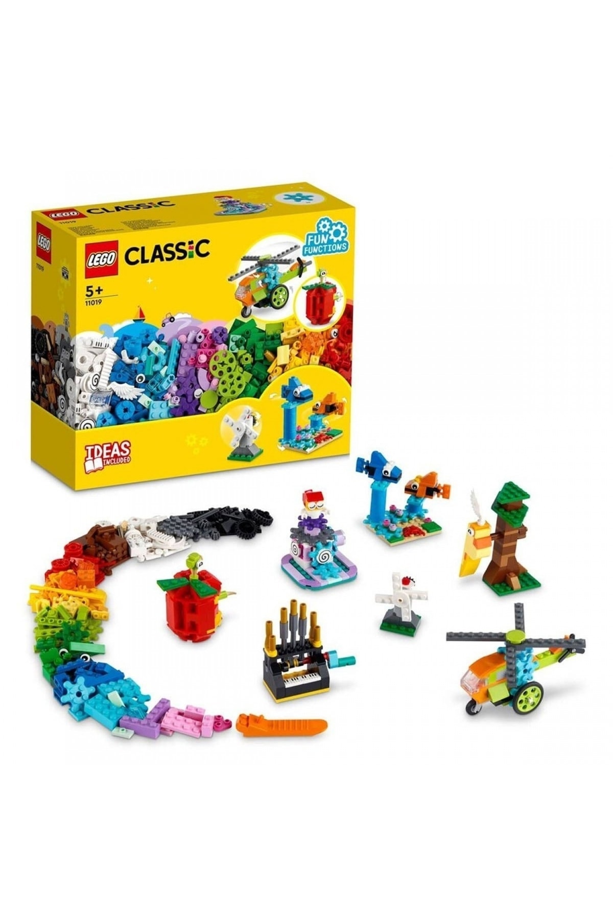 لگو LISINYA193 11019 ® قطعات ساختمانی کلاسیک عملکرد 500 قطعه +5 سن ALITHESTEREO اورجینال LEGO