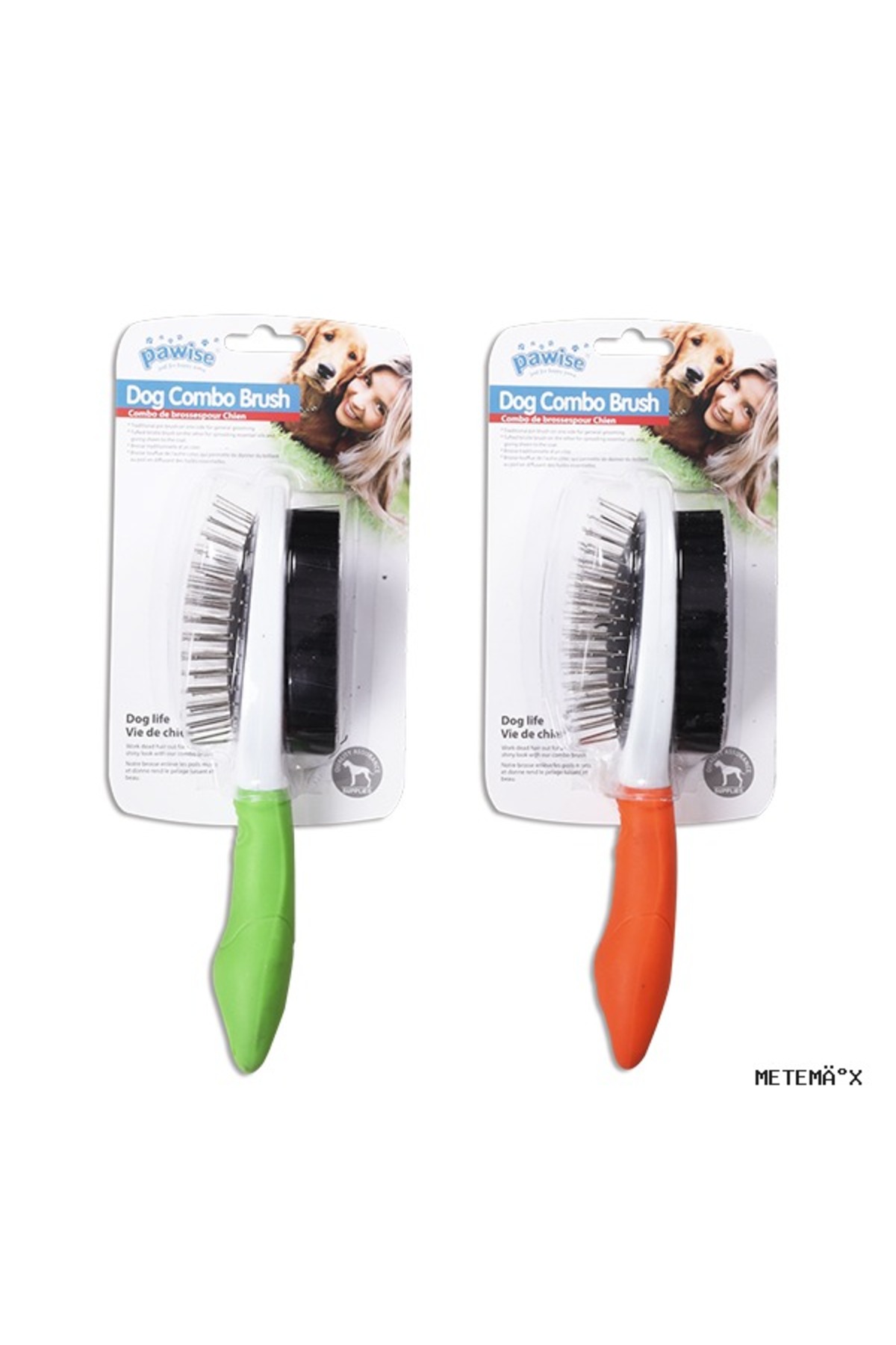 برس دوتایی سگ پاوایز Pawise Dog Double (105943)