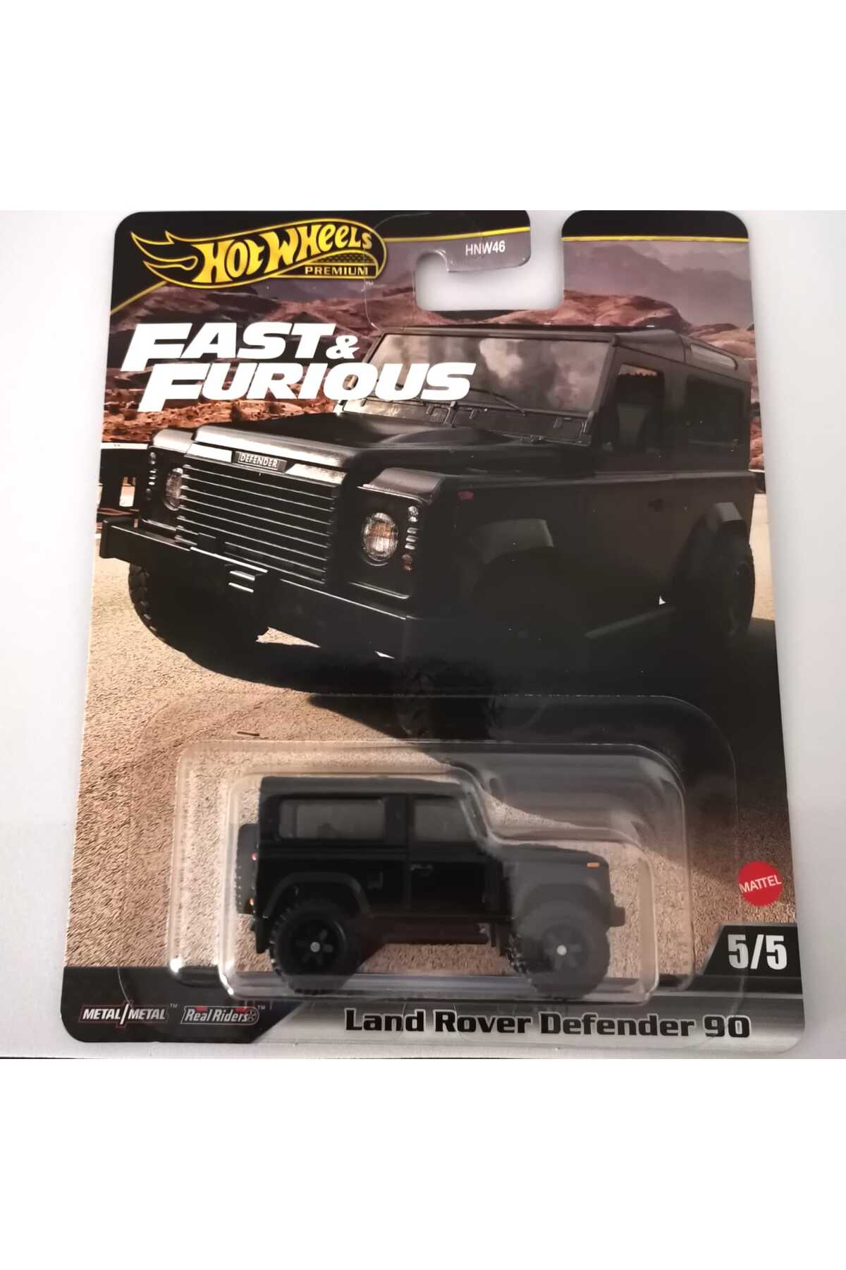 ماشین اسباب بازی FAST & FURIOUS PREMIUM LAND ROVER DEFENDER 90 HNW46 HYP74 HOT WHEELS