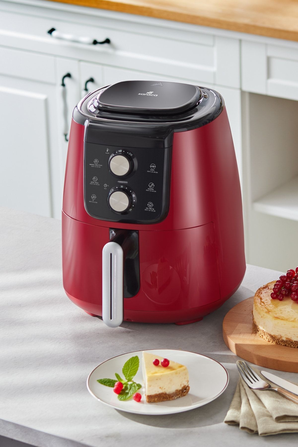 سرخ کن AIR PRO COOK MANUEL XL AIRFRYER RUBY 4 نفره اورجینال Karaca