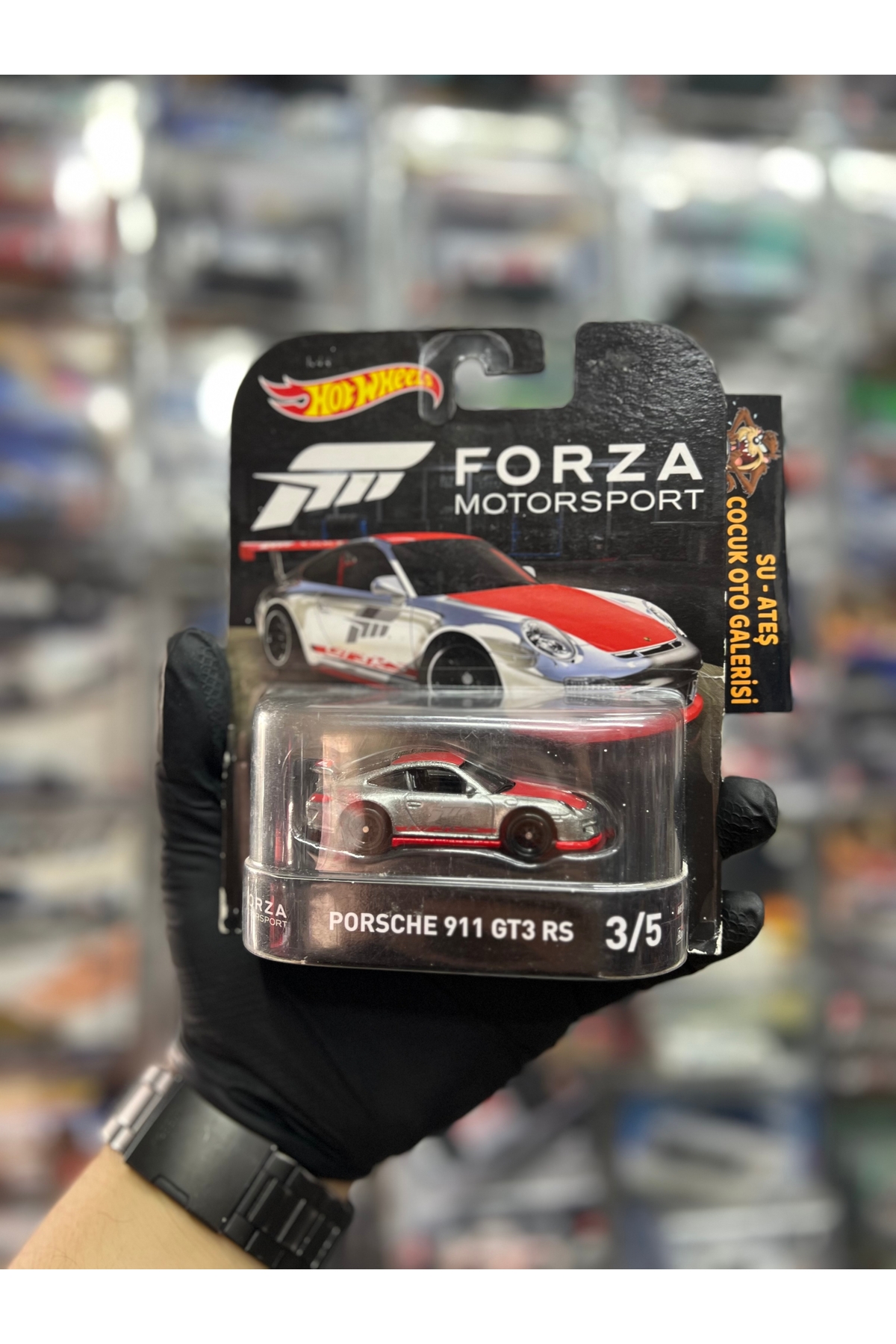 ماشین اسباب بازی پورشه 911 GT3 RS سری ویژه 1.64 از ترکیه HOT WHEELS