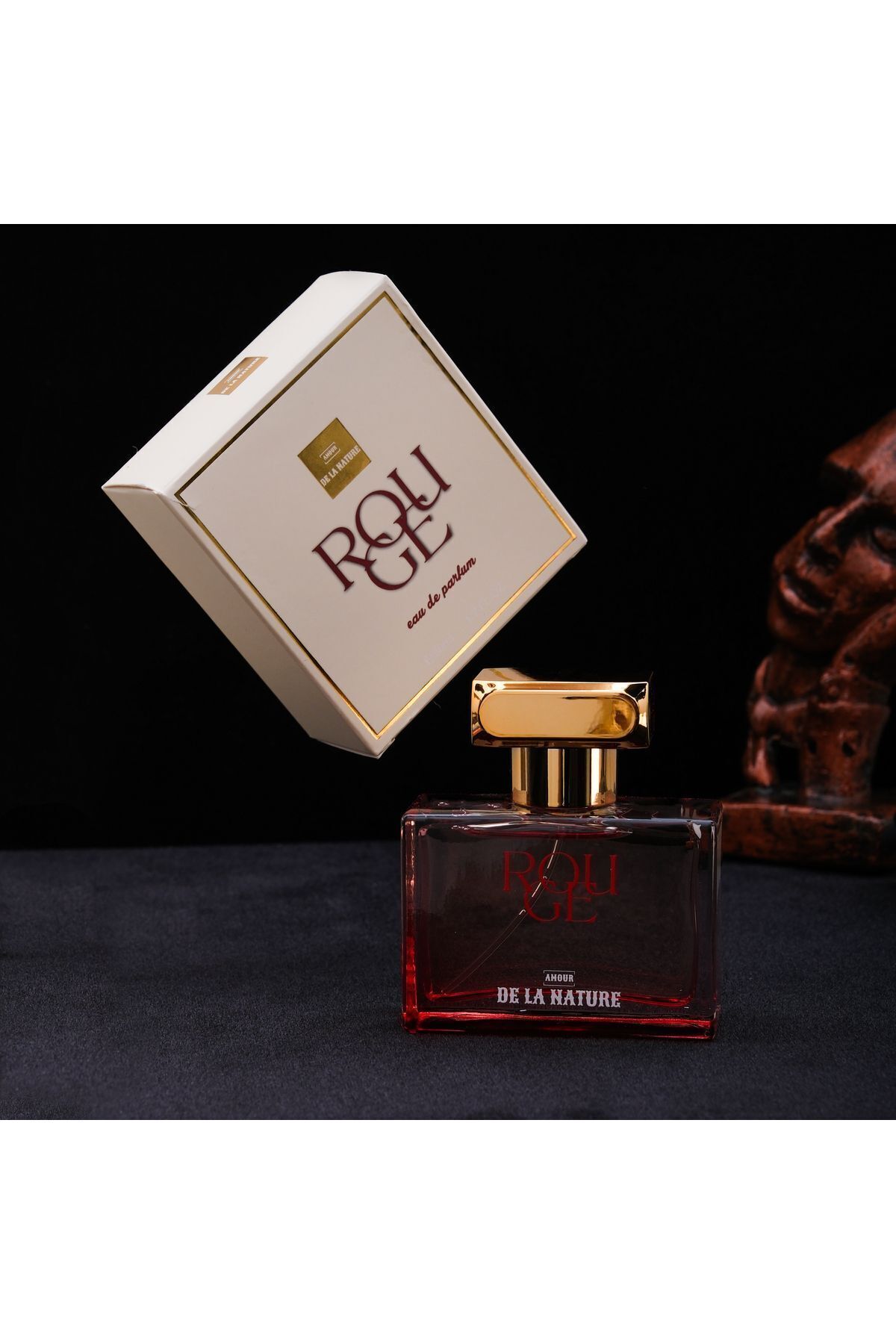 عطر زنانه 50 میلی لیتری مدل ROUGE با رایحه دلپذیر AMOUR DE LA NATURE