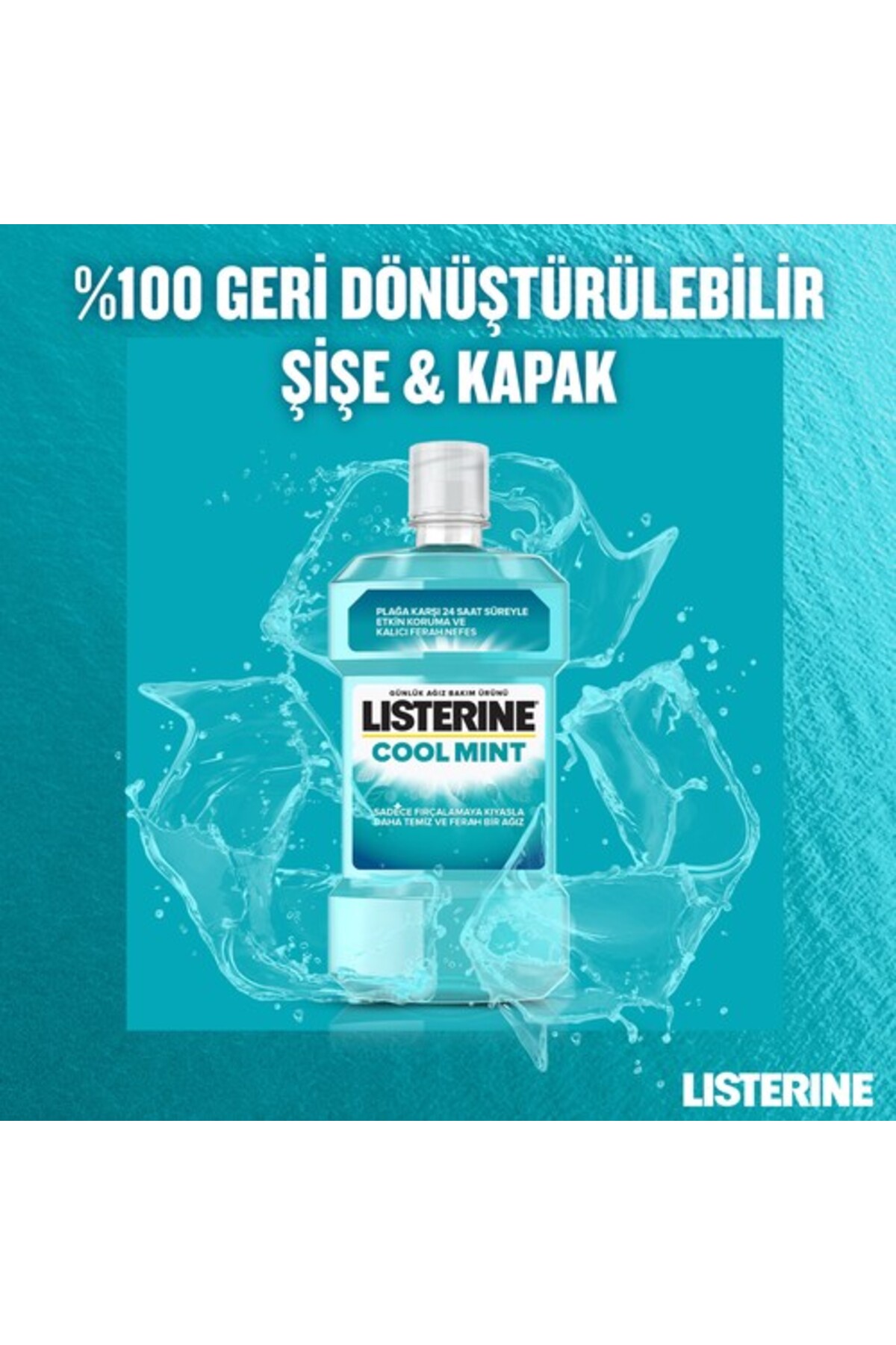 دهان شویه COOL MINT ORAL CARE WATER 95 میل Listerine