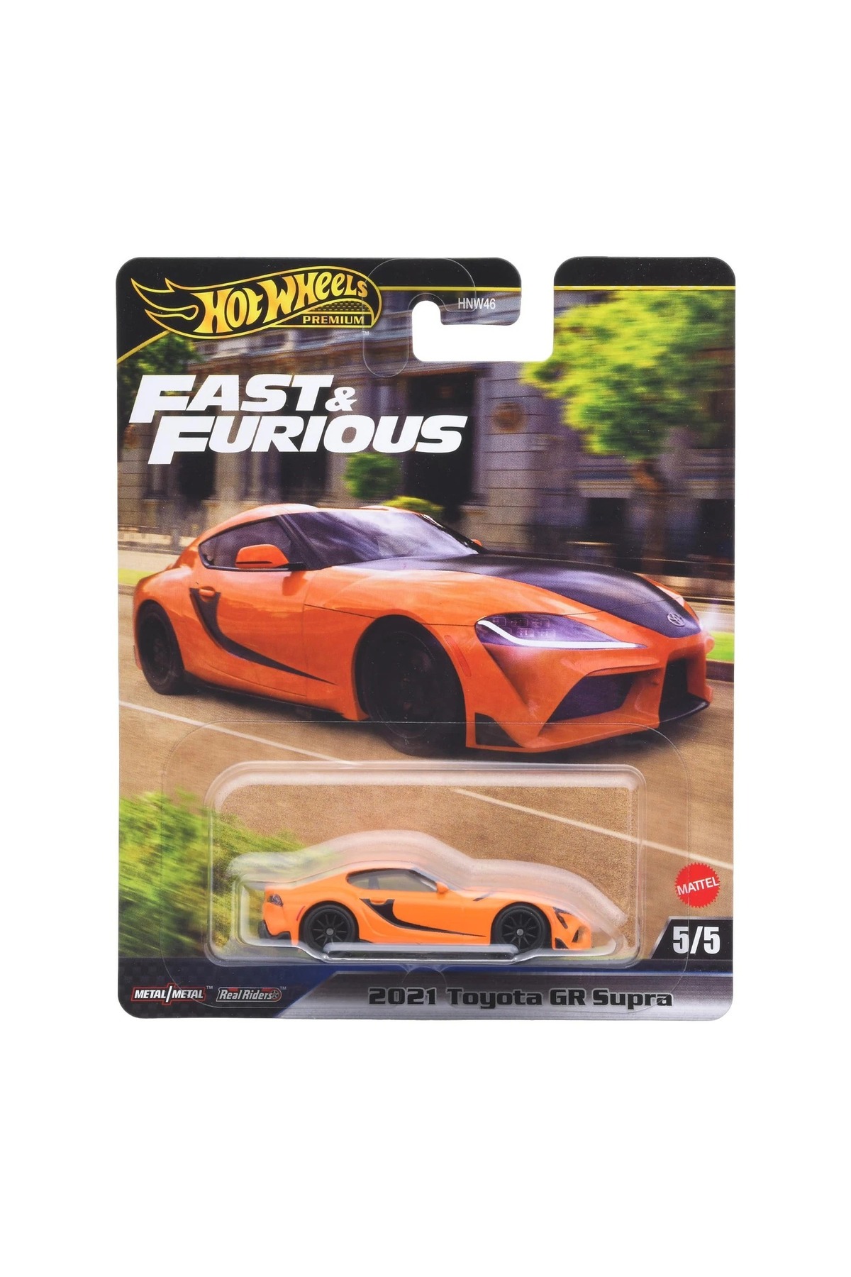 ماشین اسباب بازی مدل خودروی پرمیوم سریع و خشن تویوتا GR سوپرا 1:64 فلزی 2021 از ترکیه HOT WHEELS