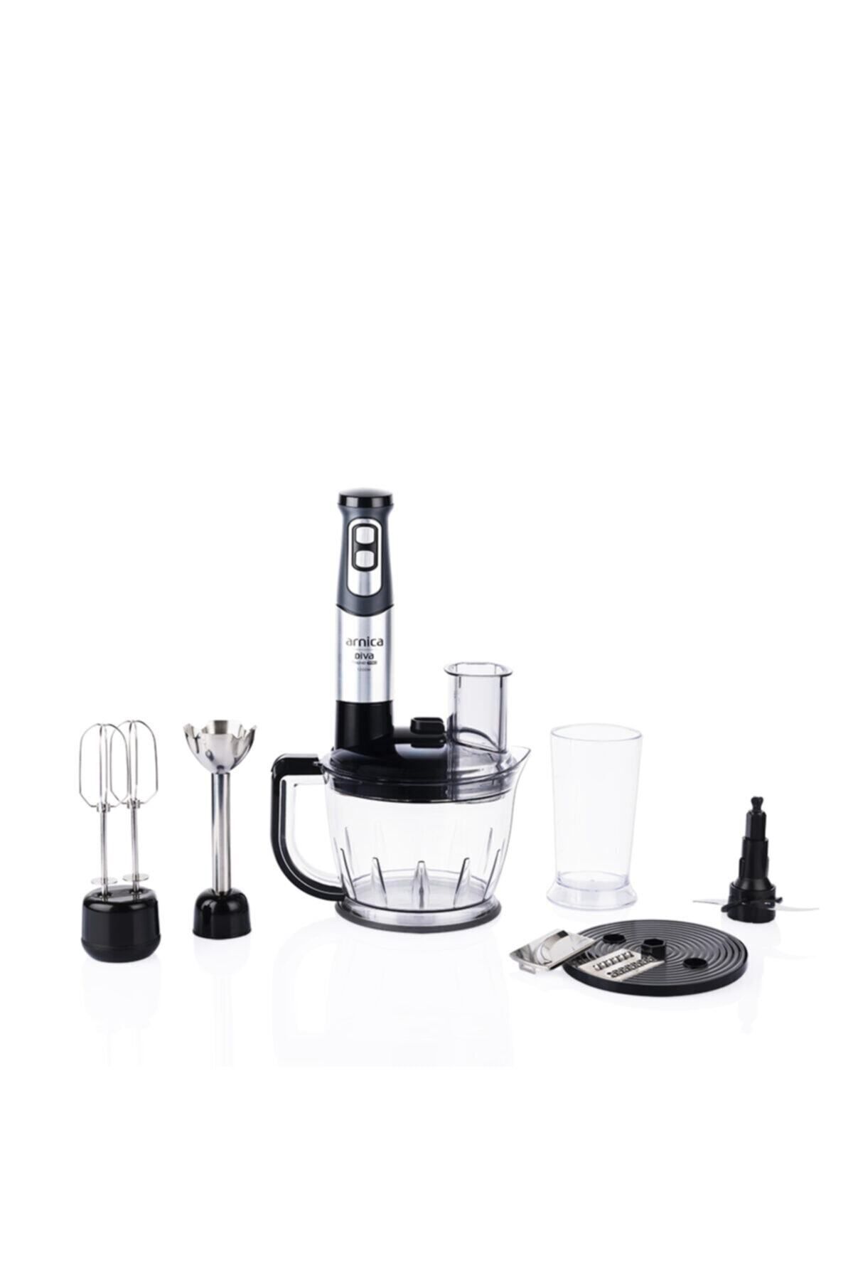 ست مخلوط کن بلندر خردکن نقره ای DIVA TREND PRO GH21801 اورجینال Arnica