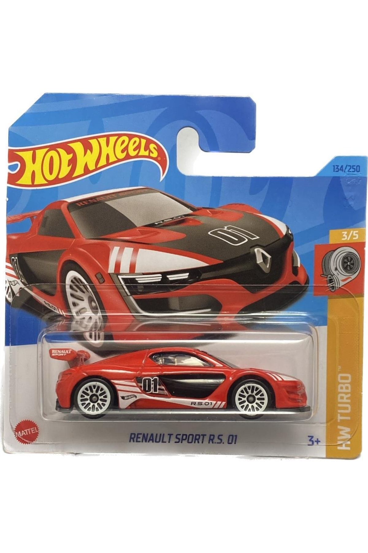 ماشین اسباب بازی اتومبیل های مجرد RENAULT SPORT R.S. 01 HKJ38 هات ویلز اورجینال HOT WHEELS
