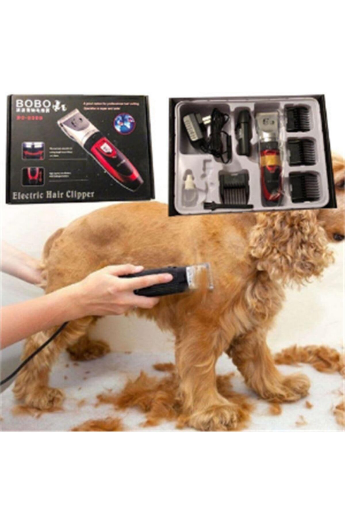 ماشین اصلاح بی‌سیم گربه و سگ بوبو Bobo مدل BO-5338