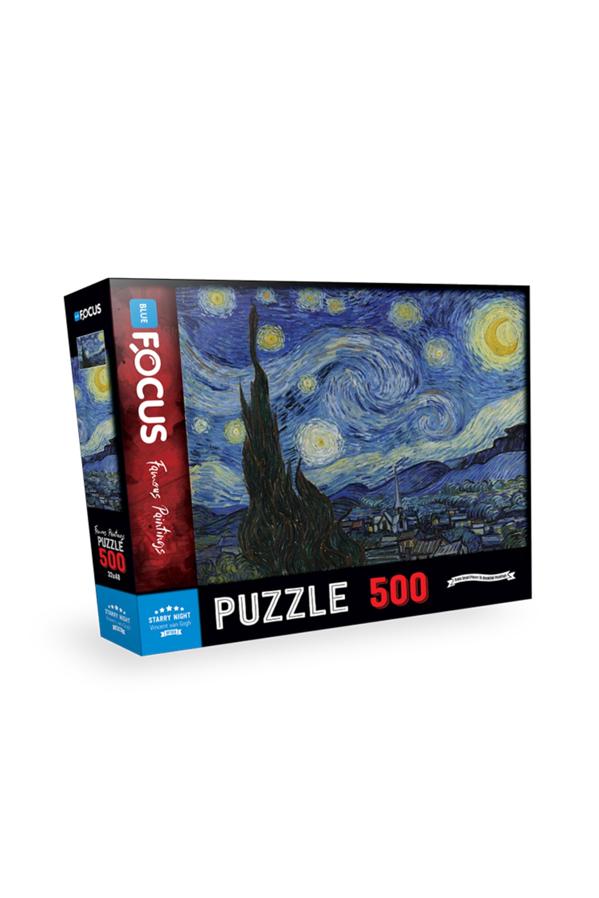 پازل 500 قطعه بازی های فوکوس آبی شب STARRY NIGHT اورجینال Blue Focus