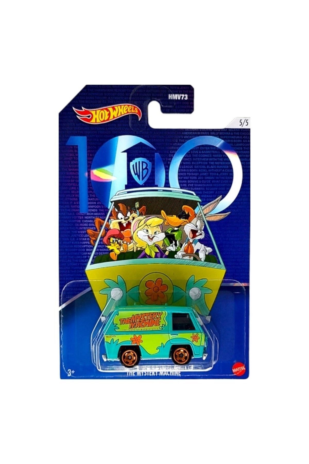 مدل خودرو HLK33 WARNER BROS دستگاه رمز و راز هات ویلز اورجینال HOT WHEELS