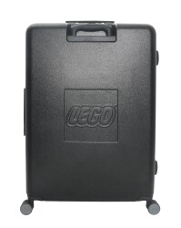 چمدان بزرگ ۲×۲ لگو LEGO، سری آیکونیک Iconic، مدل 20154-1961، مشکی/خاکستری، حجم 110 L