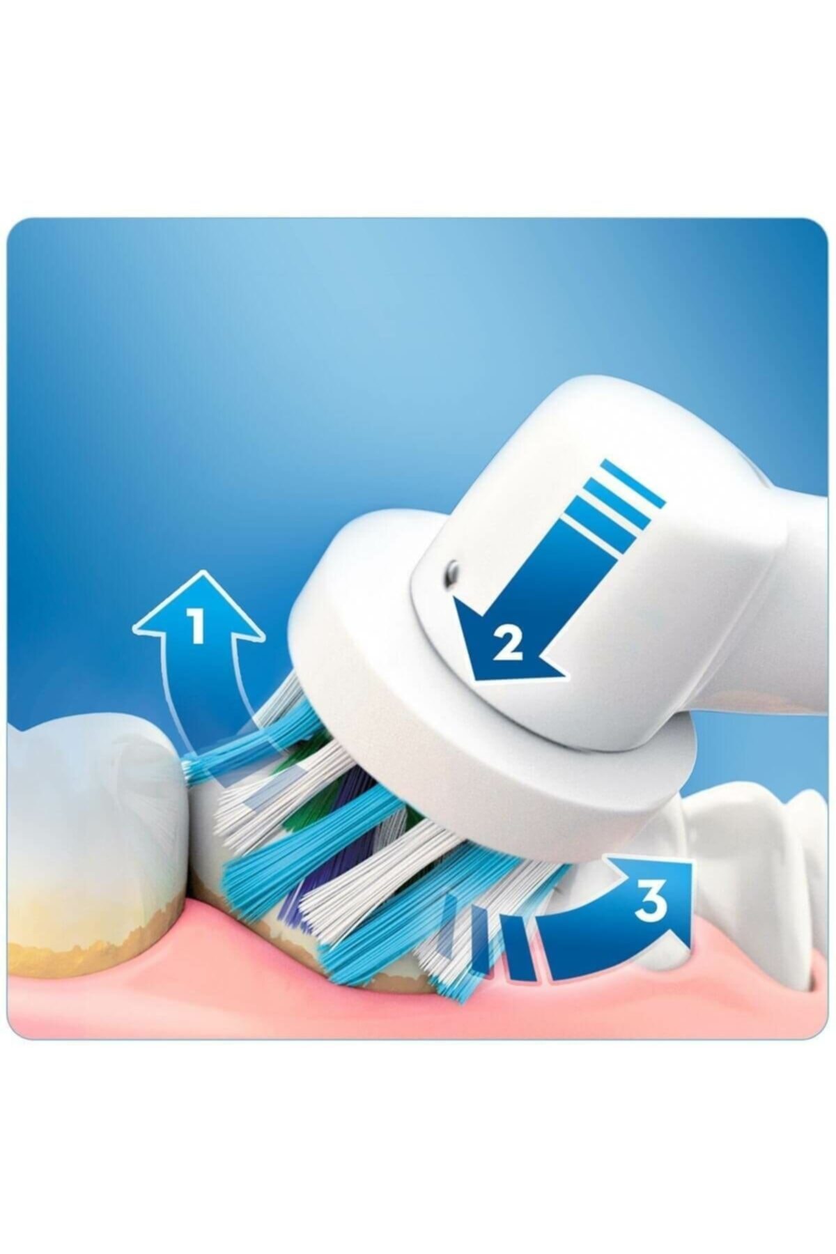 مسواک شارژی CROSS ACTION VITALITY + سر زاپاس 2 عدد اورجینال Oral-B