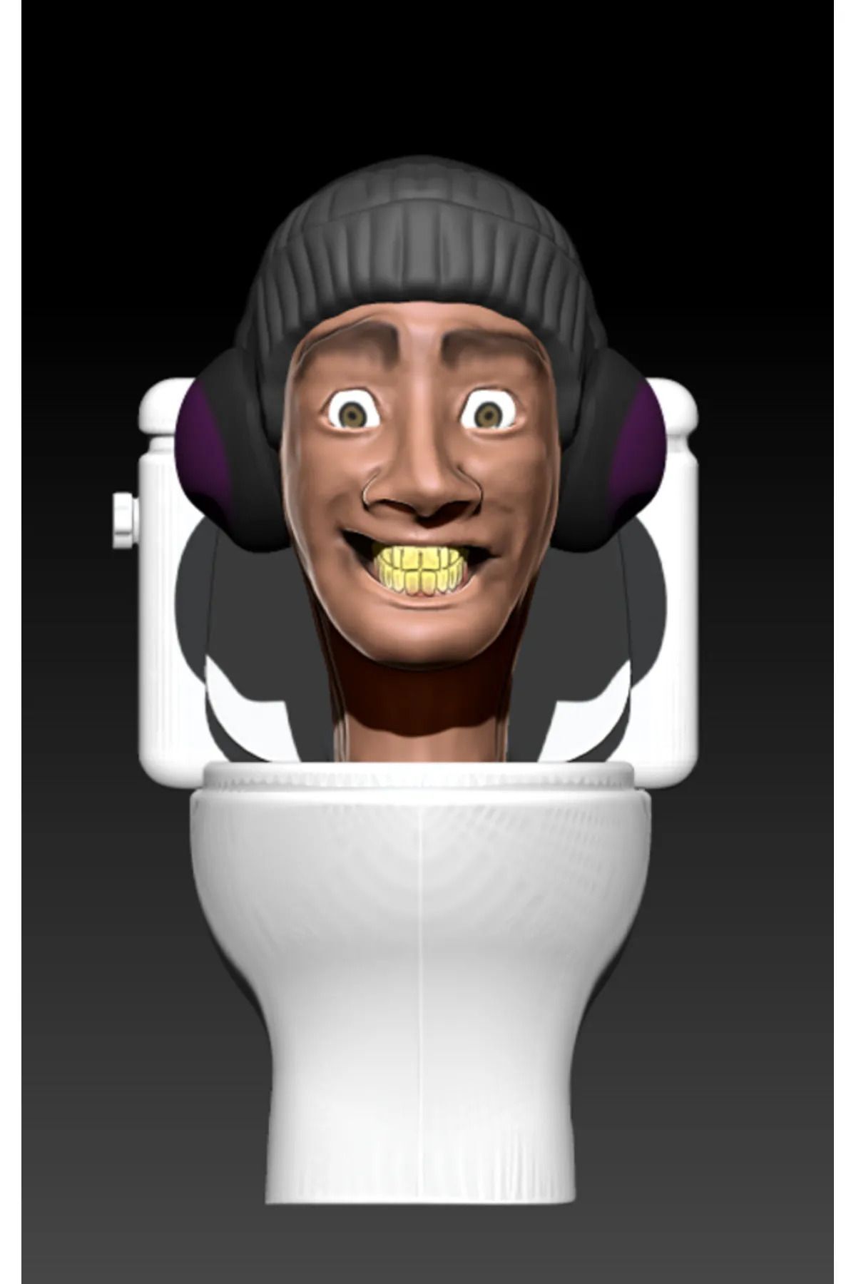 فیگور SKIBIDI TOILET DJ ANIMATION 3D FIGURE BUST 13 CM SIZE از ترکیه Genel Markalar