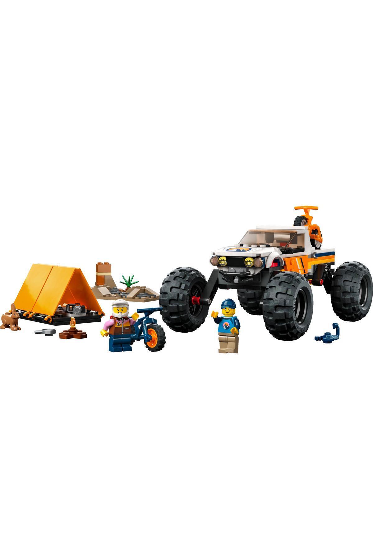 لگو ® شهر 4X4 ماجراهای زمینی 60387 ساز برای کودکان 6 ساله بالاتر اورجینال LEGO