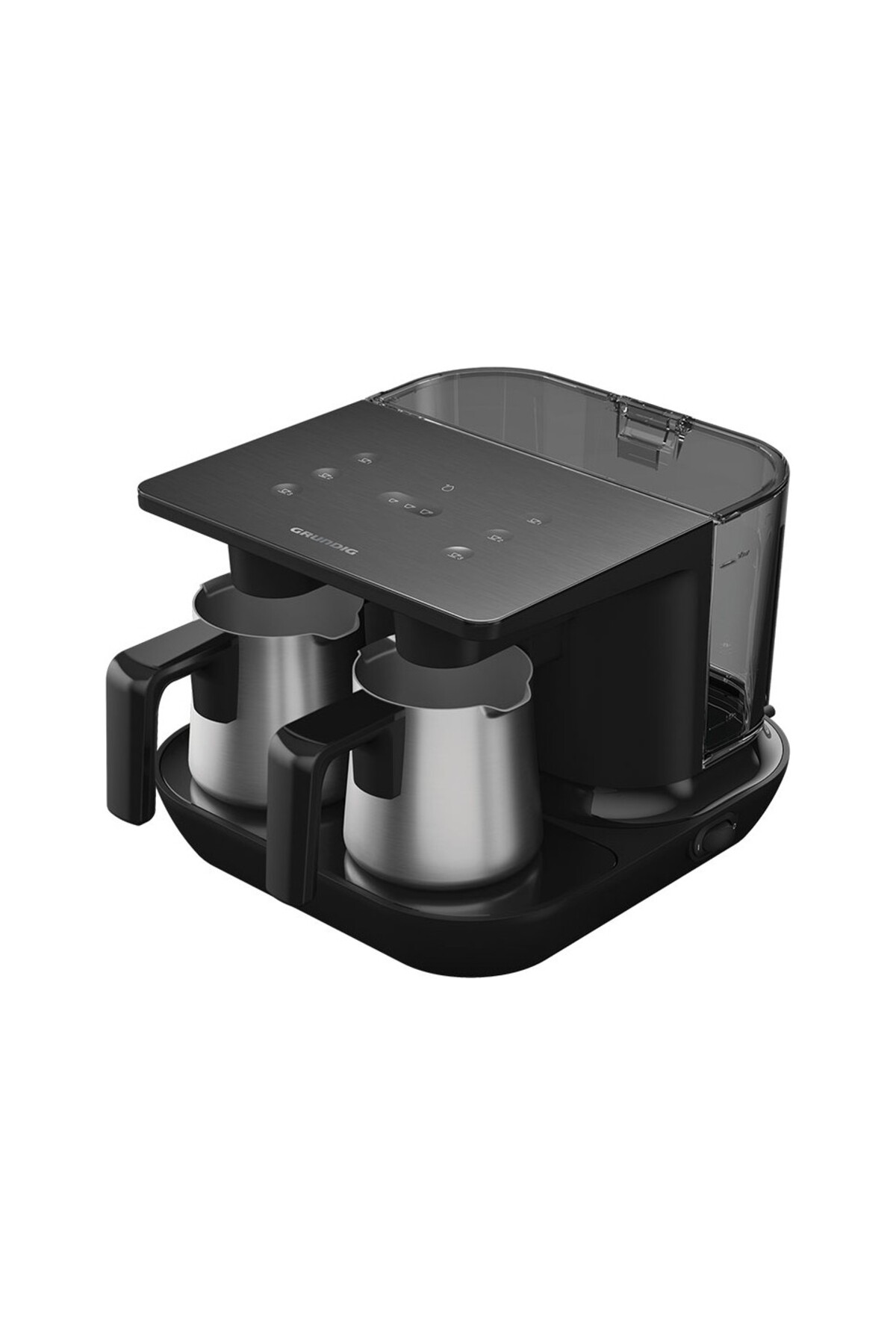 قهوه ساز ترک ست لوازم خانگی کوچک ترکی دوبل و چای استیل گروندیگ اورجینال Grundig