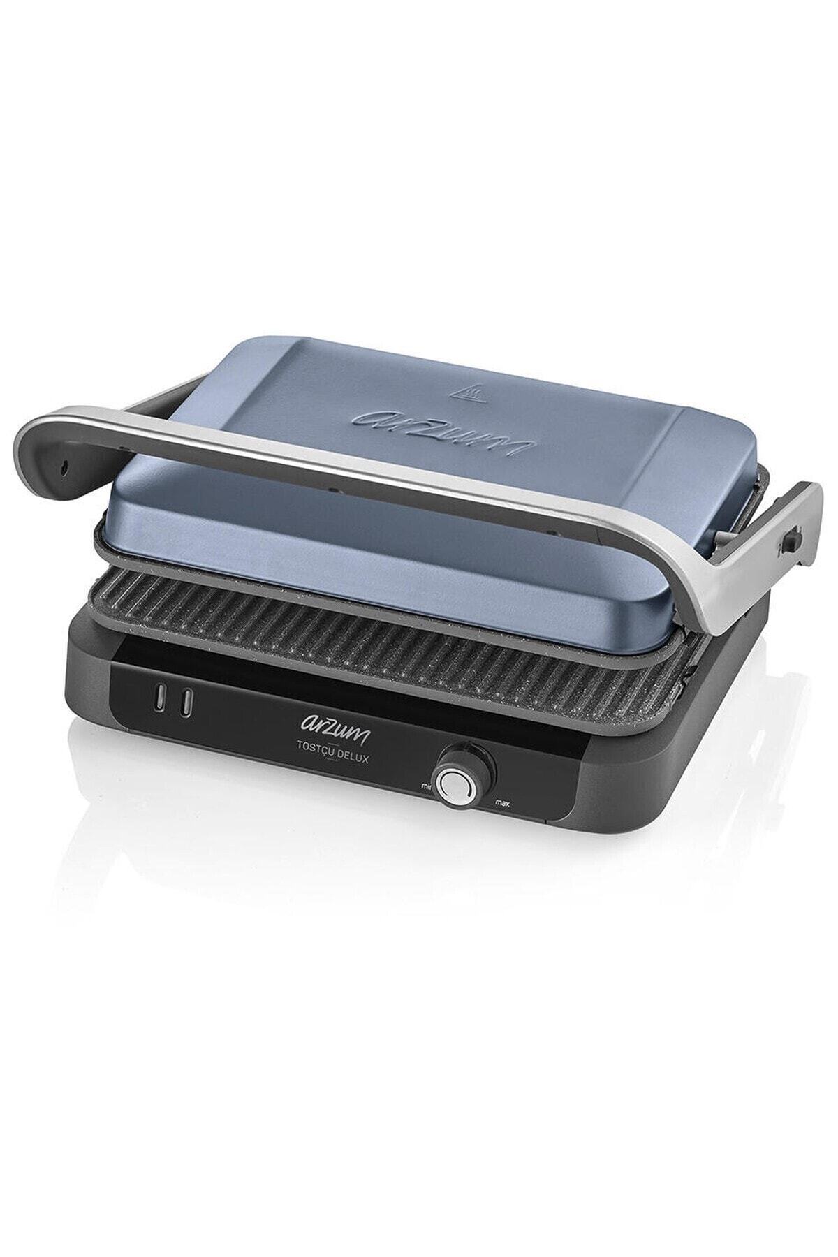 دستگاه ساندویچ و تست DELUX GRILL AND TOSTER 6 SLICE CAPACITY 1800W OCEAN AR2041 اورجینال Arzum
