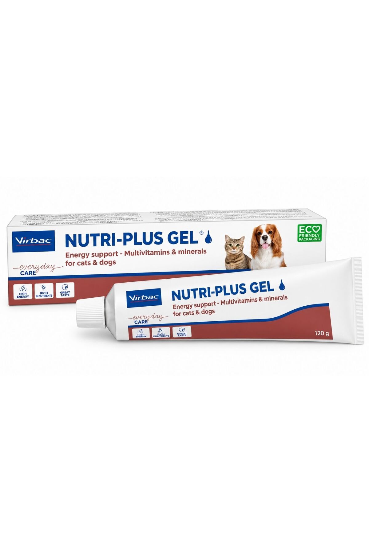 ژل ویتامینی گربه و سگ ویربک Virbac Nutri-Plus Gel، ۱۲۰ گرم