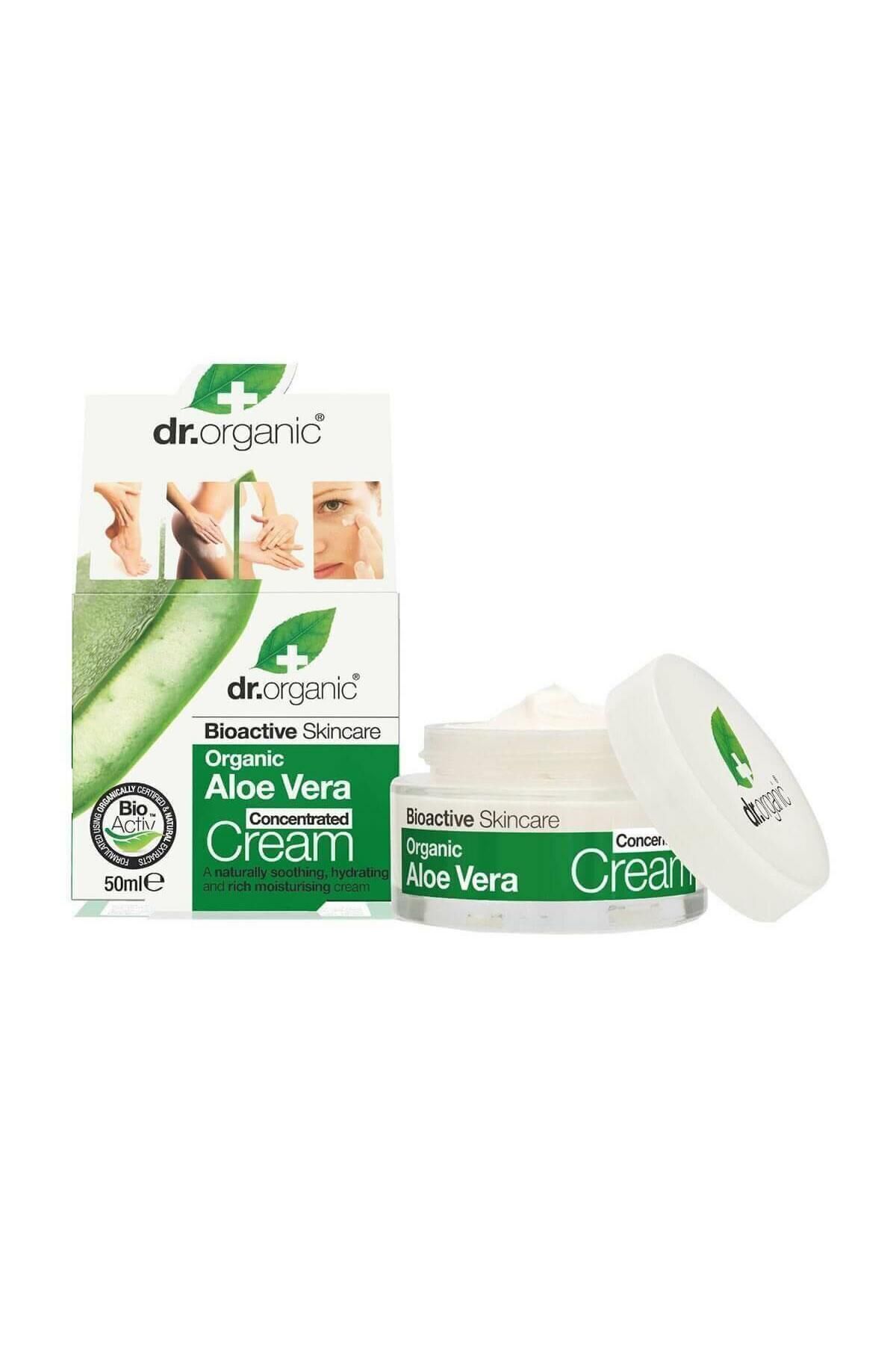 Dr. Organic کرم غلظت‌یافته آلوئه‌ورا ارگانیک ۵۰ میلی‌لیتر