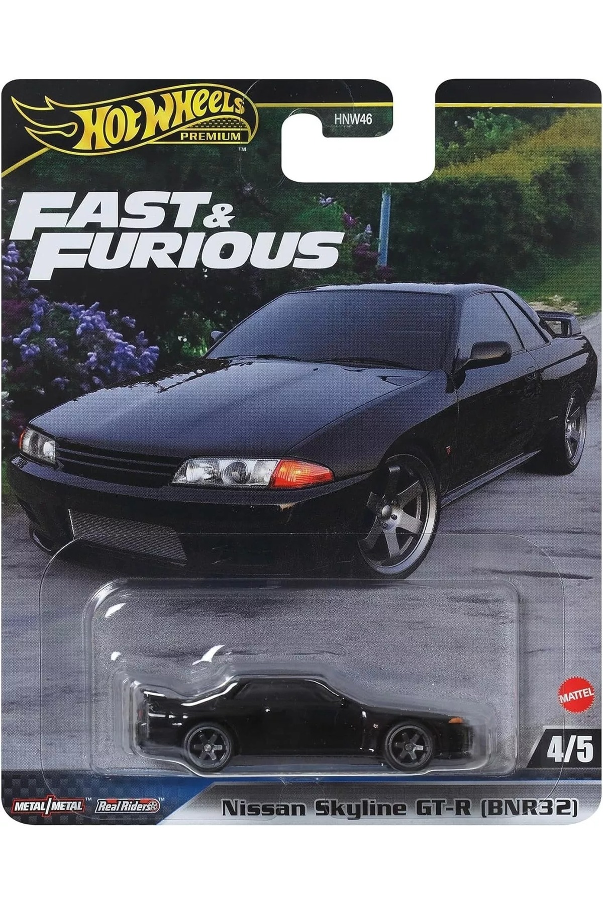 ماشین اسباب بازی PREMIUM NISSAN SKYLINE GT R BNR32 هات ویلز اورجینال HOT WHEELS