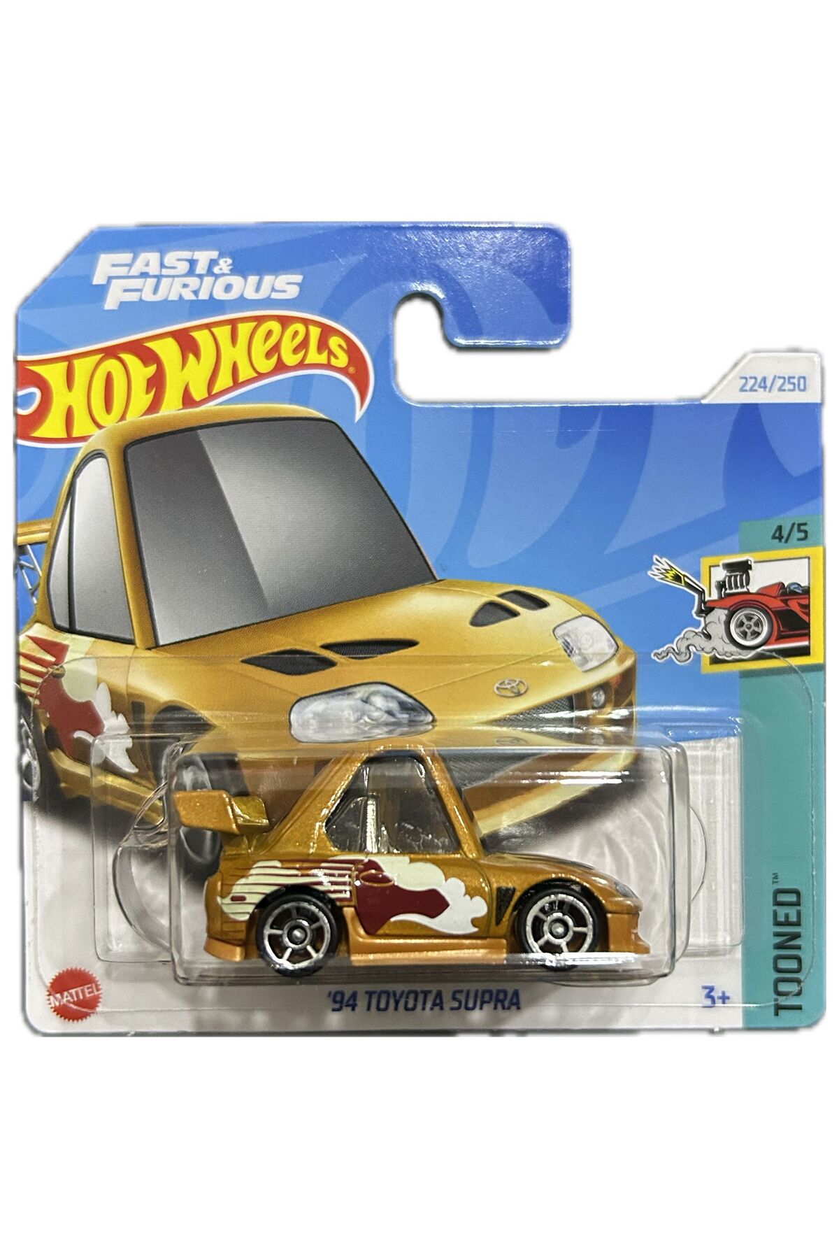 ماشین اسباب بازی 94 تویوتا سوپرا TOONED 4 5 P CASE 2024 از ترکیه HOT WHEELS