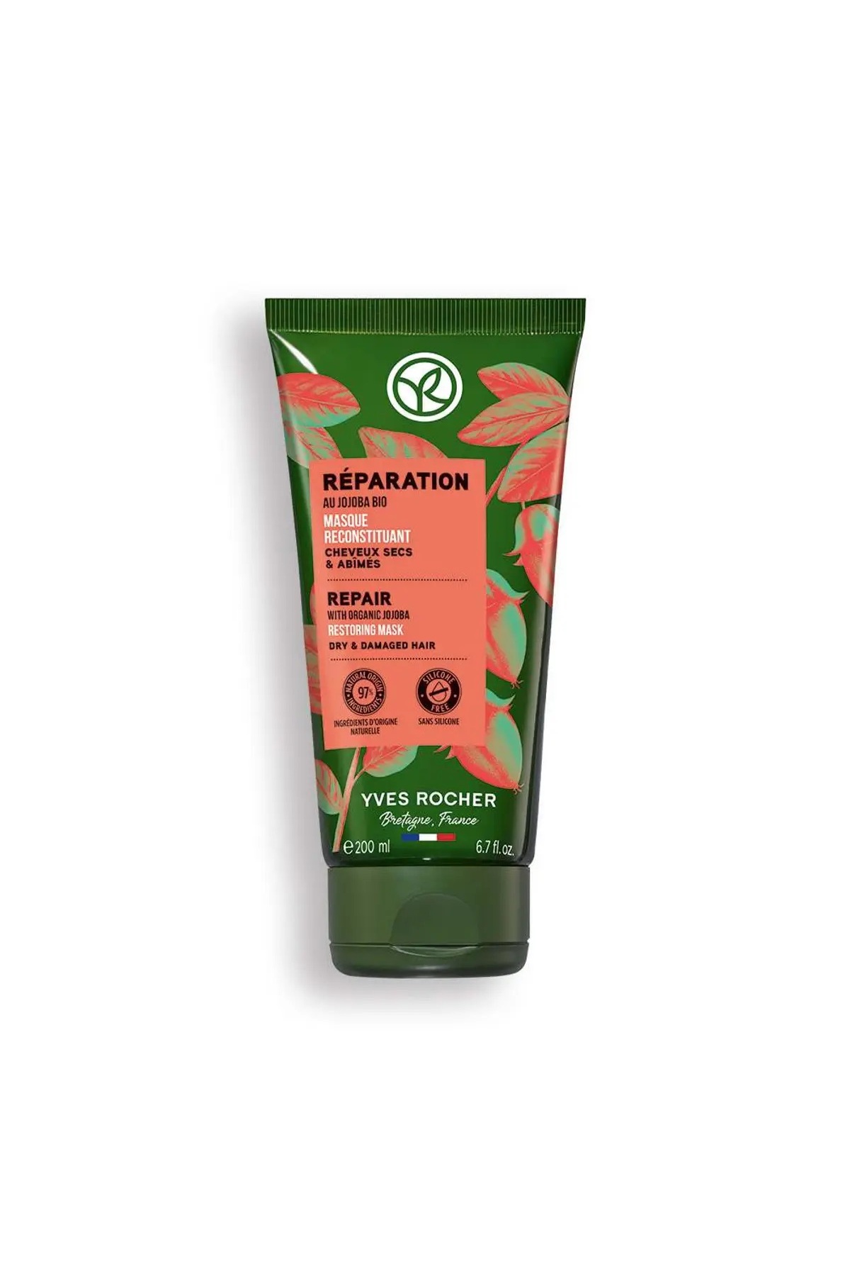 ماسک موی پریبیوتیک ریپورتیشن برای موهای خسته 200 میلی لیتر ایوروشه Yves Rocher