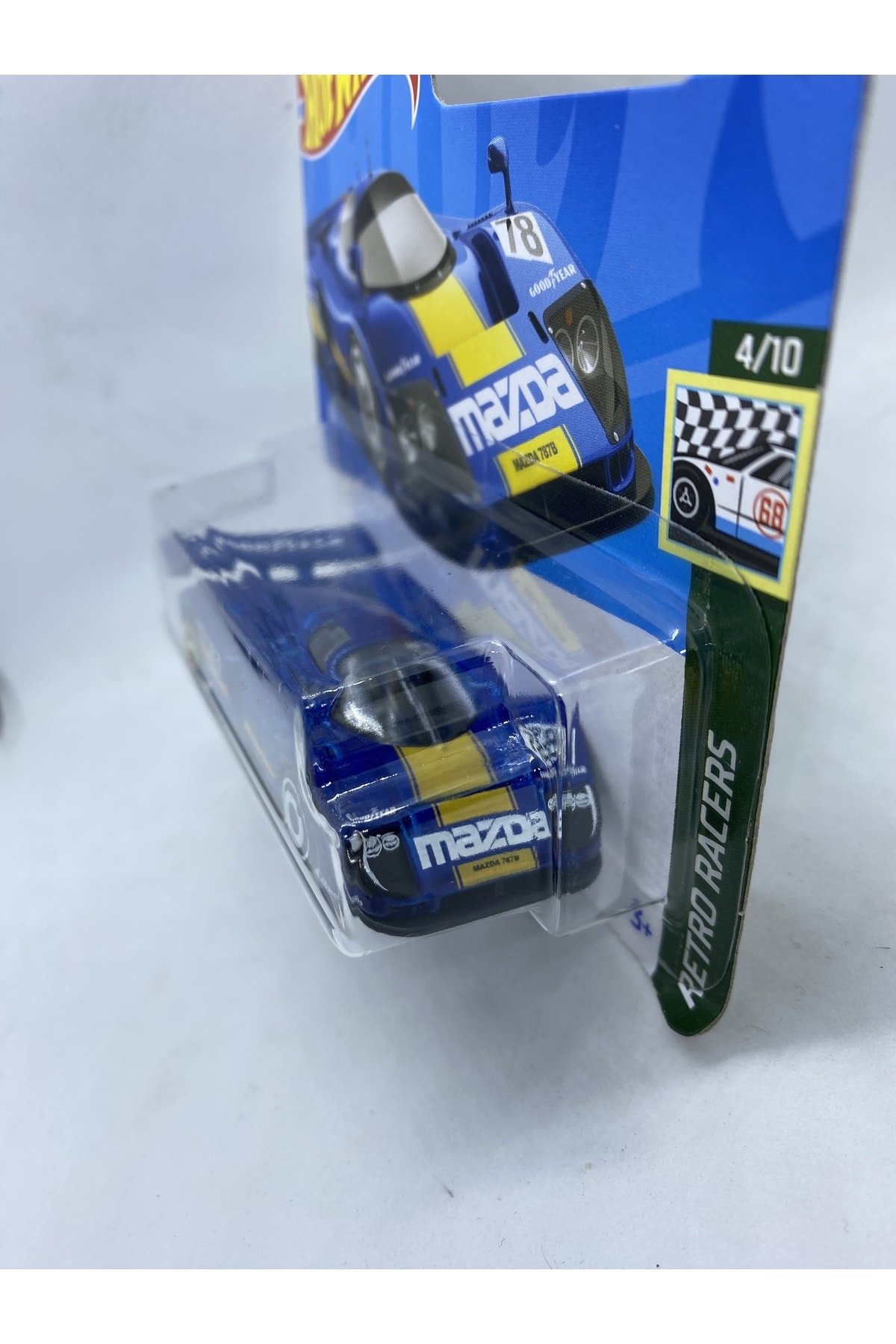 ماشین اسباب بازی مدل آبی مزدا 787B هات ویلز اورجینال HOT WHEELS
