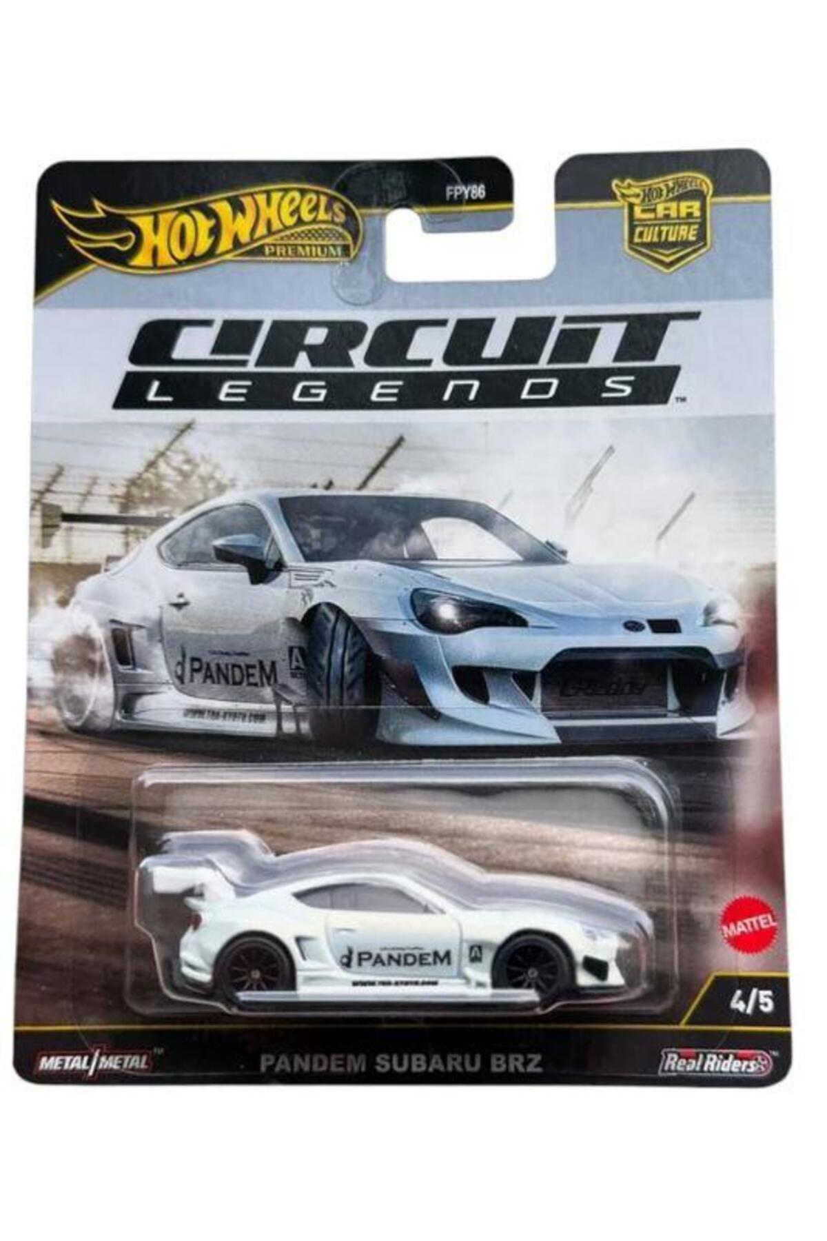مدل خودرو PREMIUM CIRCUIT LEGENDS PANDEM SUBARU BRZ FPY86 JBK64 اورجینال HOT WHEELS