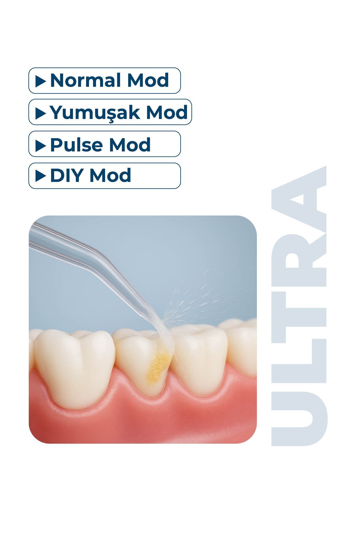 مسواک شارژی آبیاری دهان آکوادنت ULTRA قابل شارژ حمل 4 حالت مختلف ضد آب PiranTech