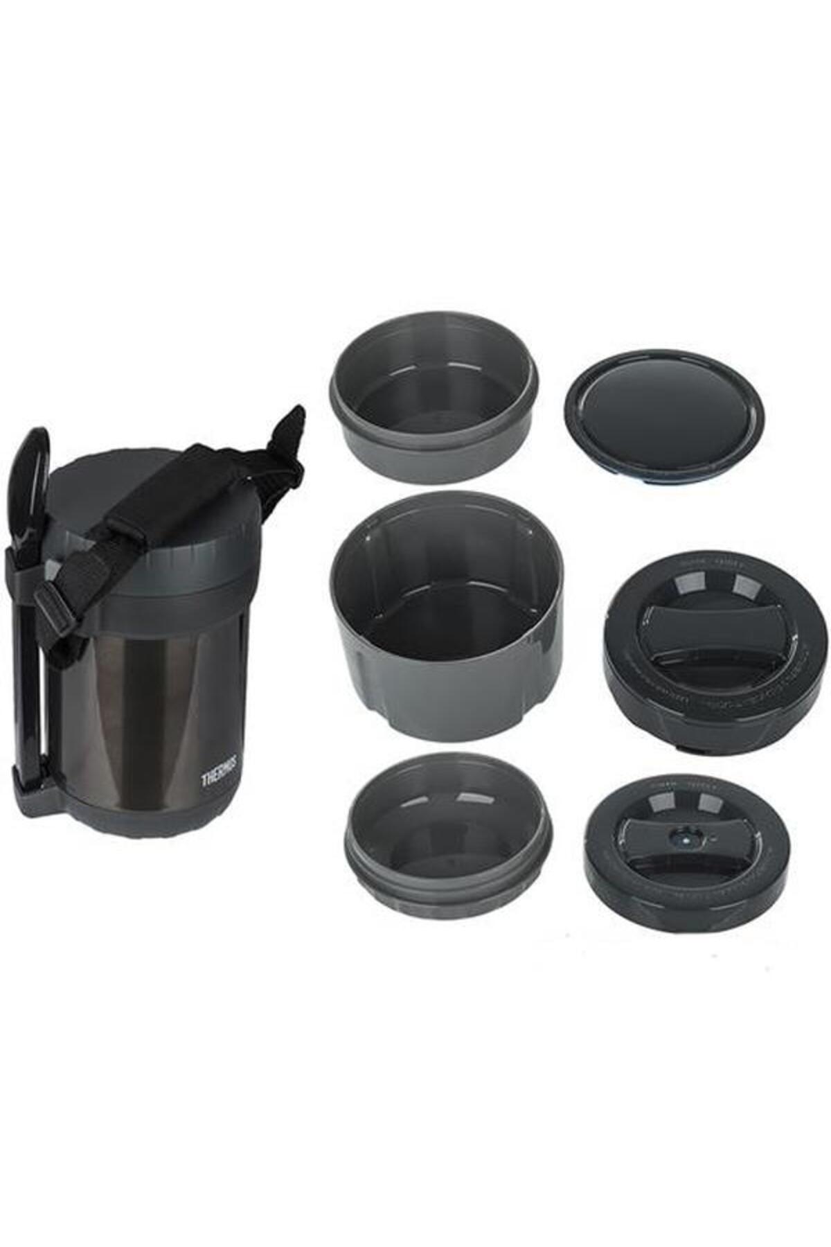 فلاسک قمقمه غذای 3 محفظه JBG 1800 مشکی 1,3 LT 197623 اورجینال Thermos
