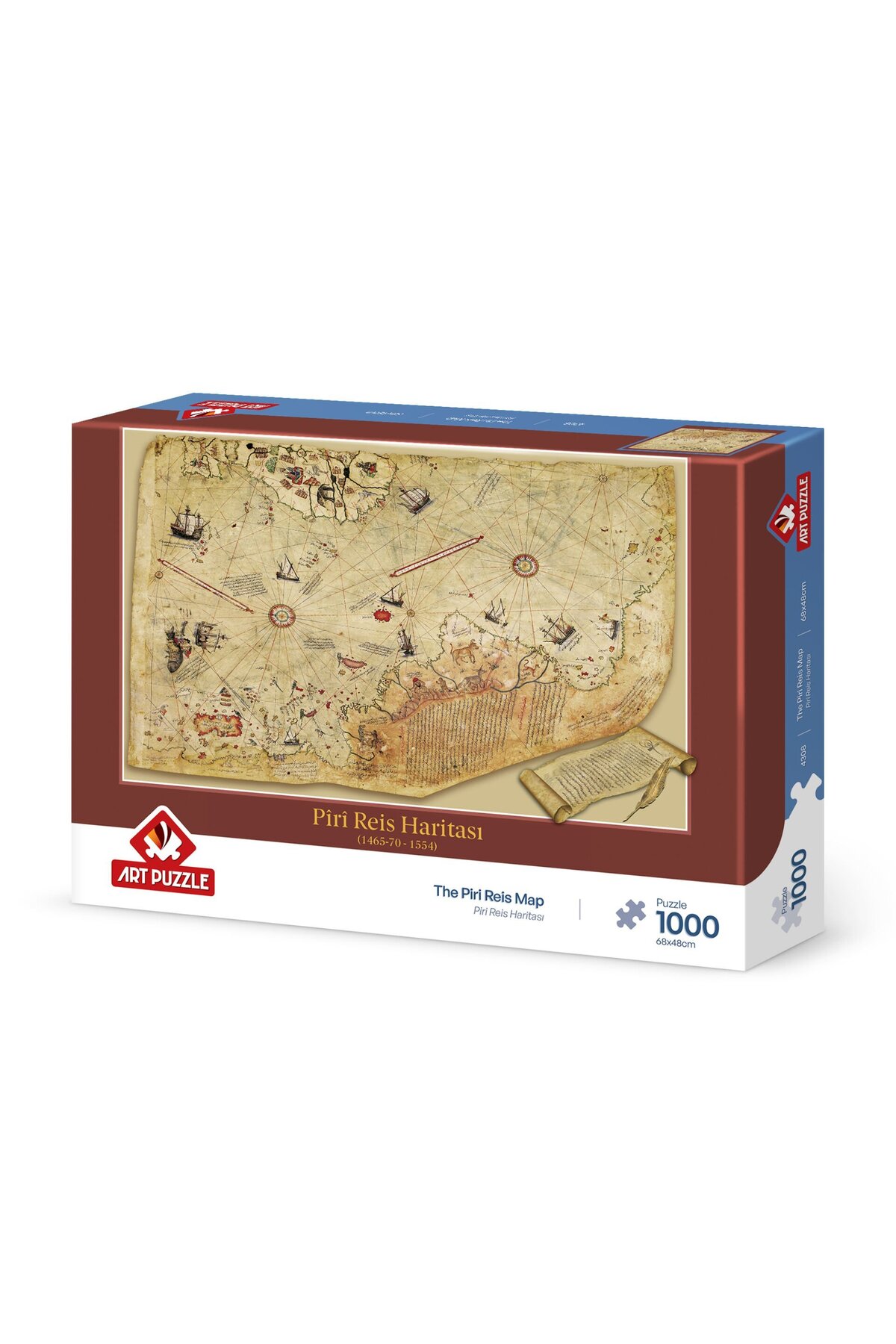 پازل 1000 تکه نقشه پیری ریس از ترکیه Art Puzzle