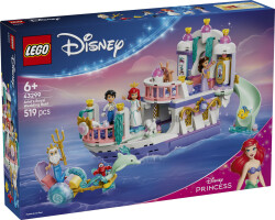 مجموعه ساختنی کشتی عروسی سلطنتی آریل دیزنی، لگو LEGO مدل 43299، ۵۱۹ قطعه، حداقل سن ۶ سال